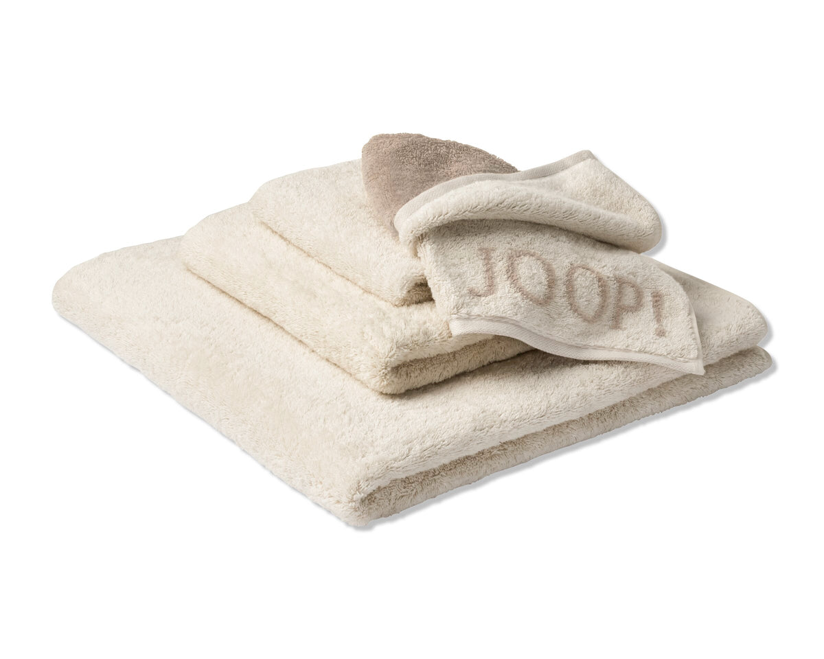 JOOP! CLASSIC DOUBLEFACE Handtuch 2er-Set 50x100 cm, Creme