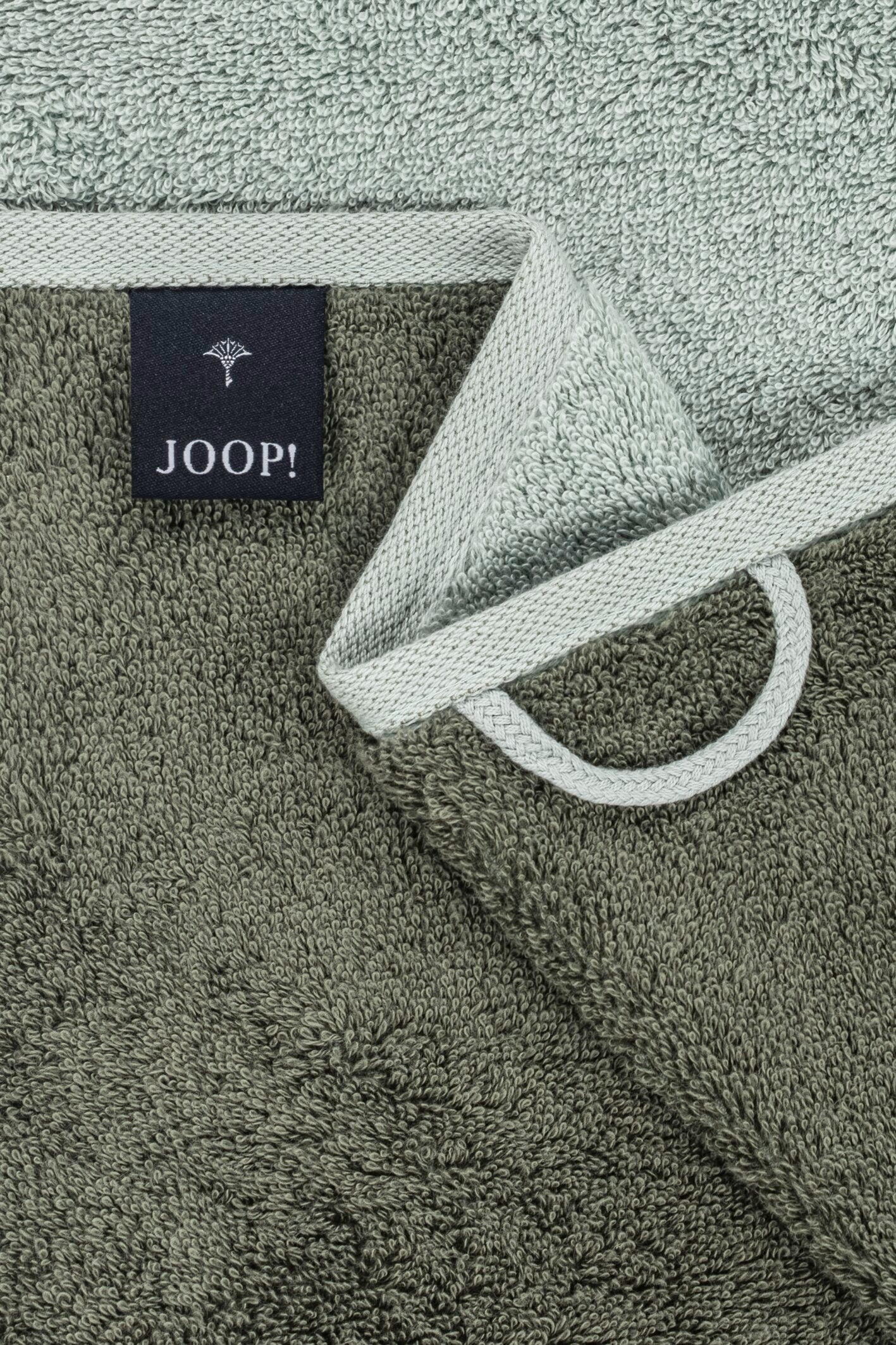 JOOP! CLASSIC DOUBLEFACE Seifentuch 3er-Set 30x30 cm, Salbei