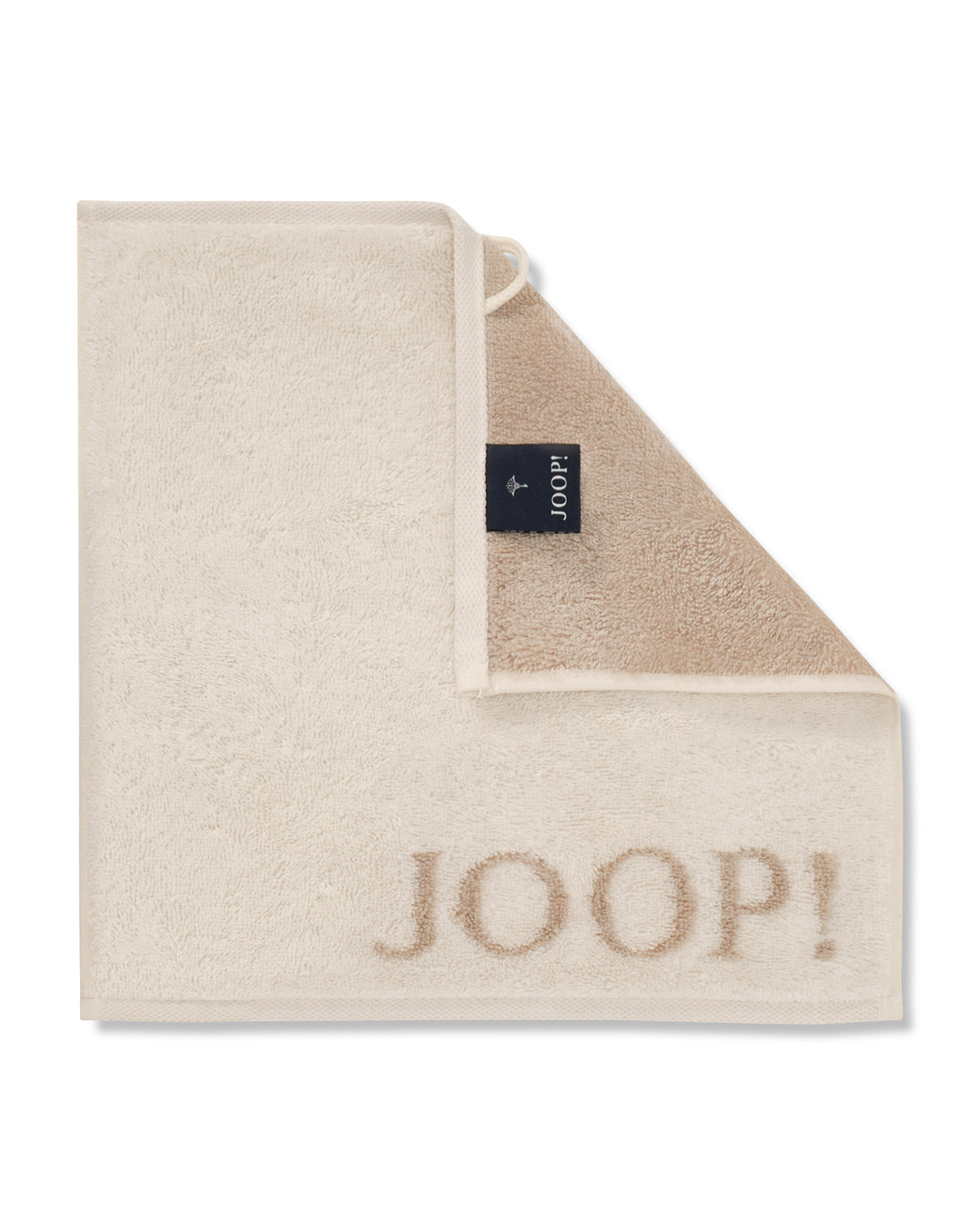 JOOP! CLASSIC DOUBLEFACE Seifentuch 3er-Set 30x30 cm, Creme