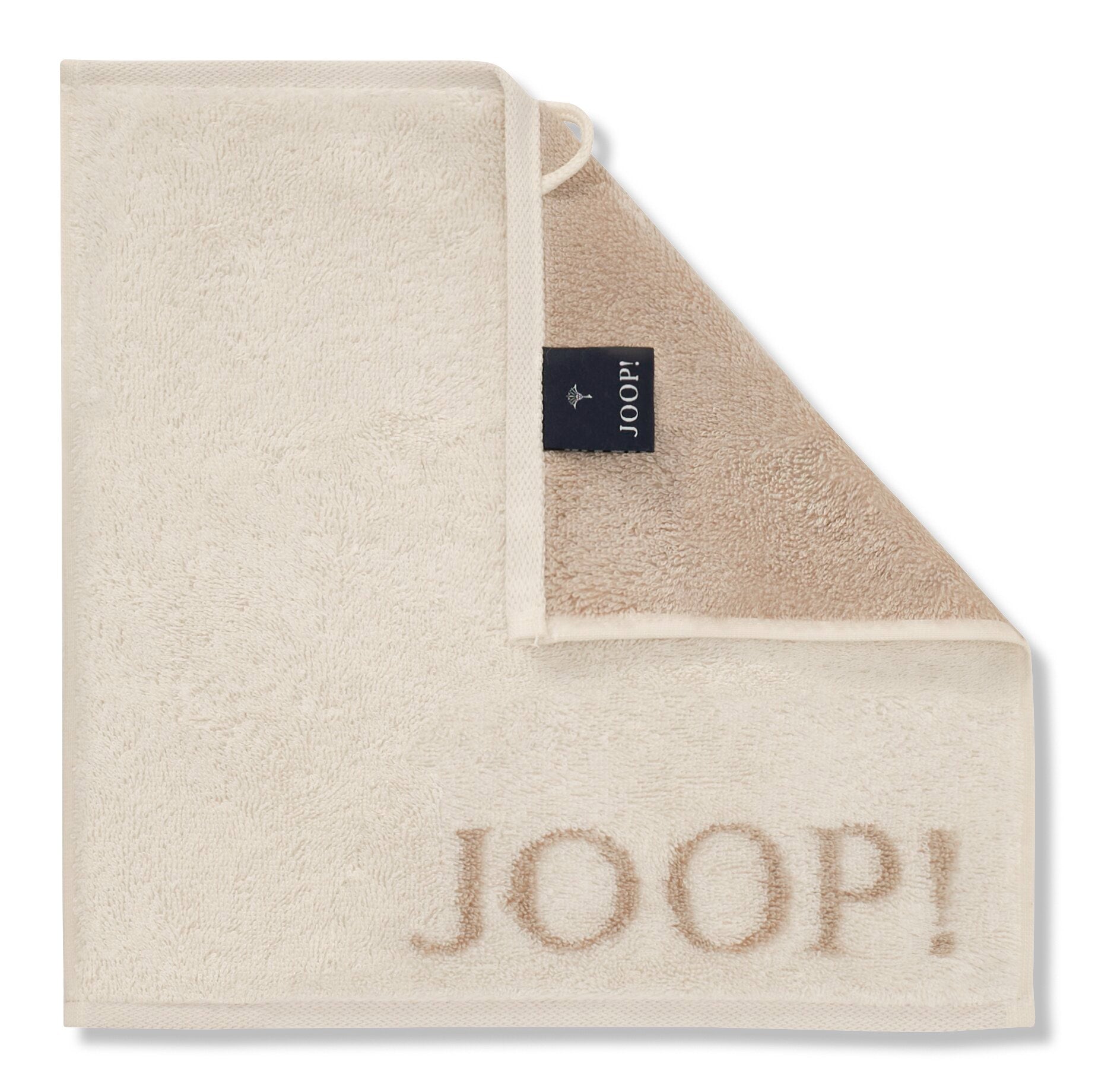 JOOP! CLASSIC DOUBLEFACE Seifentuch 3er-Set 30x30 cm, Creme