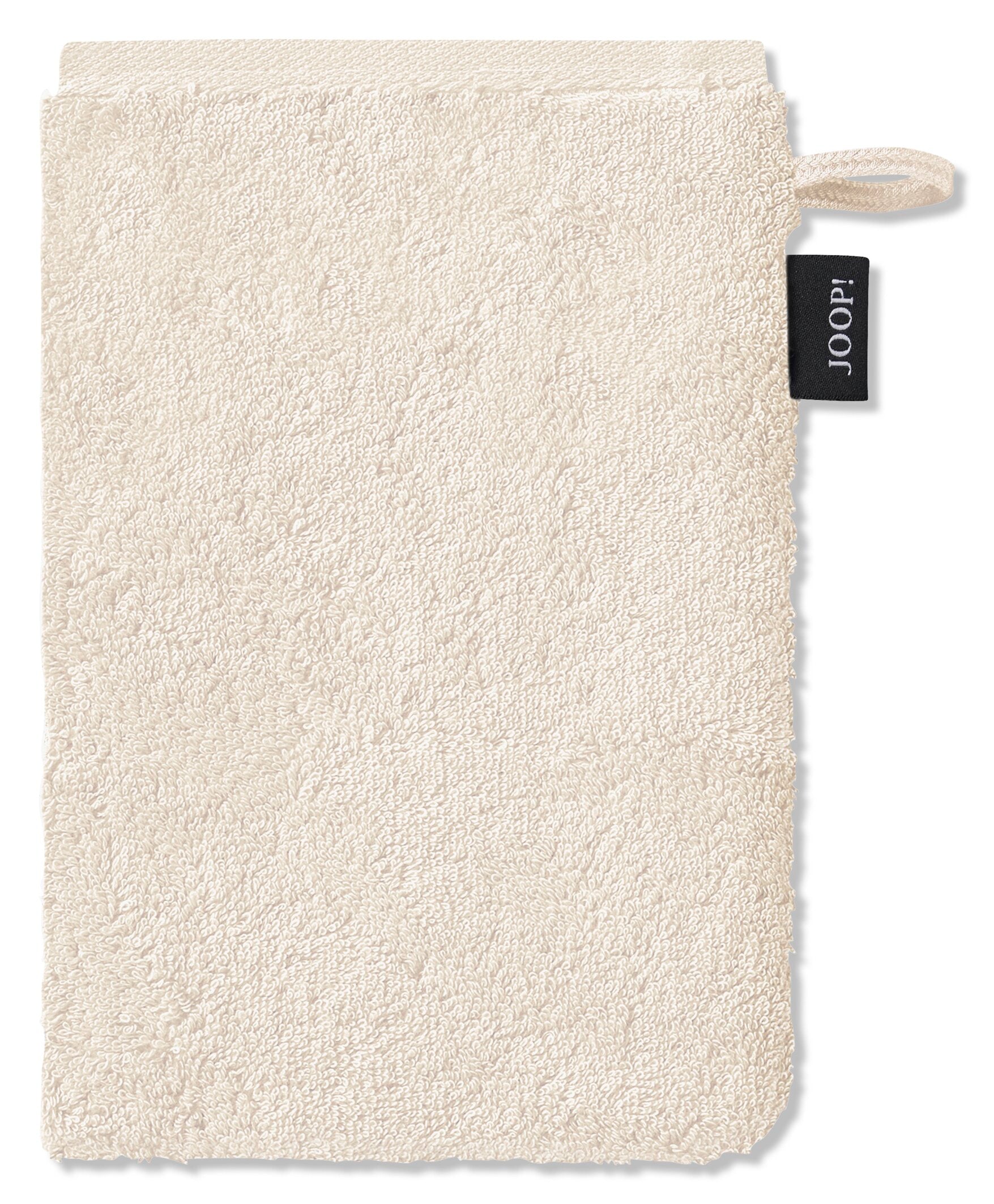 JOOP! CLASSIC DOUBLEFACE Waschhandschuh 3er-Set 16x22 cm, Creme