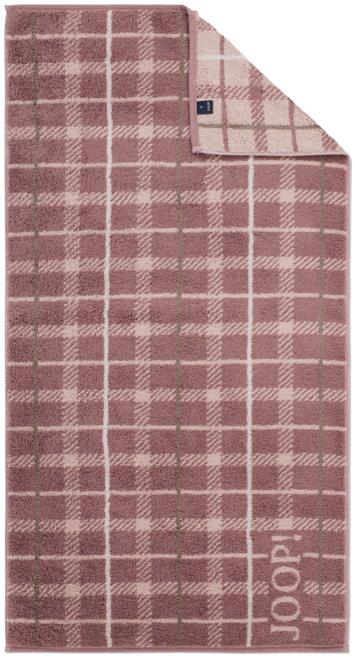 JOOP! CONTOUR CHECKED Duschtuch 80x150 cm, Mauve