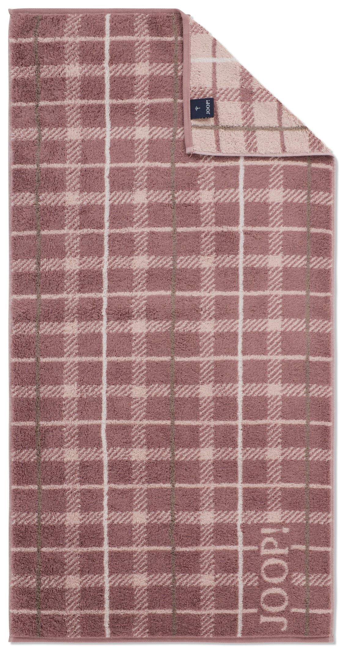 JOOP! CONTOUR CHECKED Handtuch-Set 50x100 cm, Mauve
