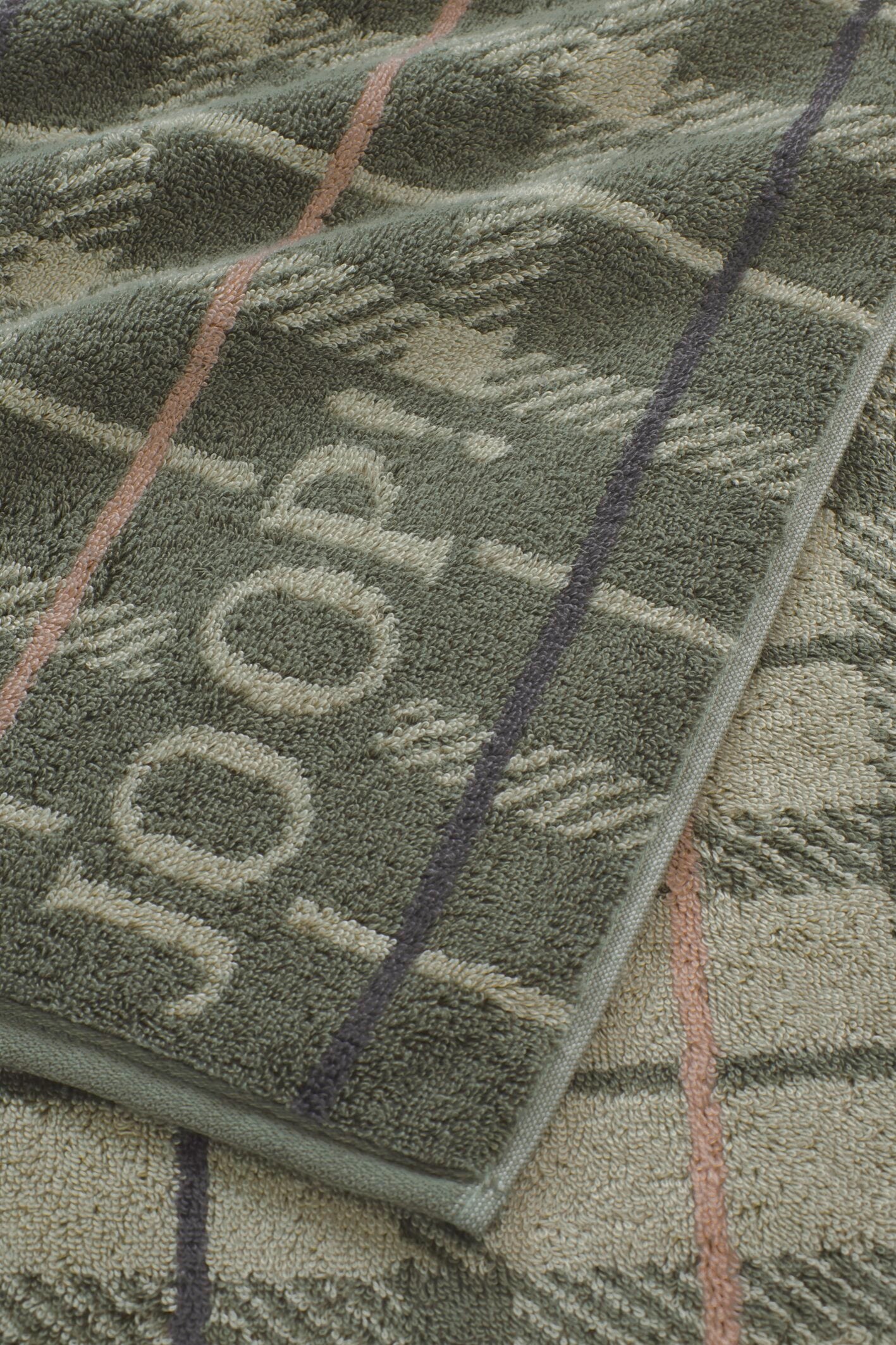 JOOP! CONTOUR CHECKED Handtuch-Set 50x100 cm, Oliv