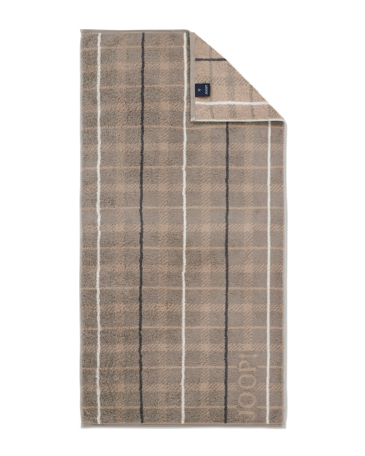 JOOP! CONTOUR CHECKED Handtuch-Set 50x100 cm, Taupe