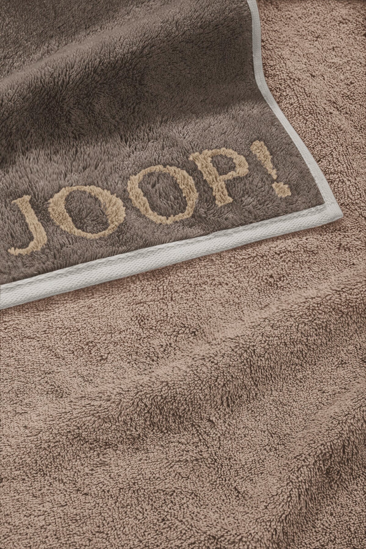 JOOP! CONTOUR DOUBLEFACE Duschtuch 80x150 cm, Taupe