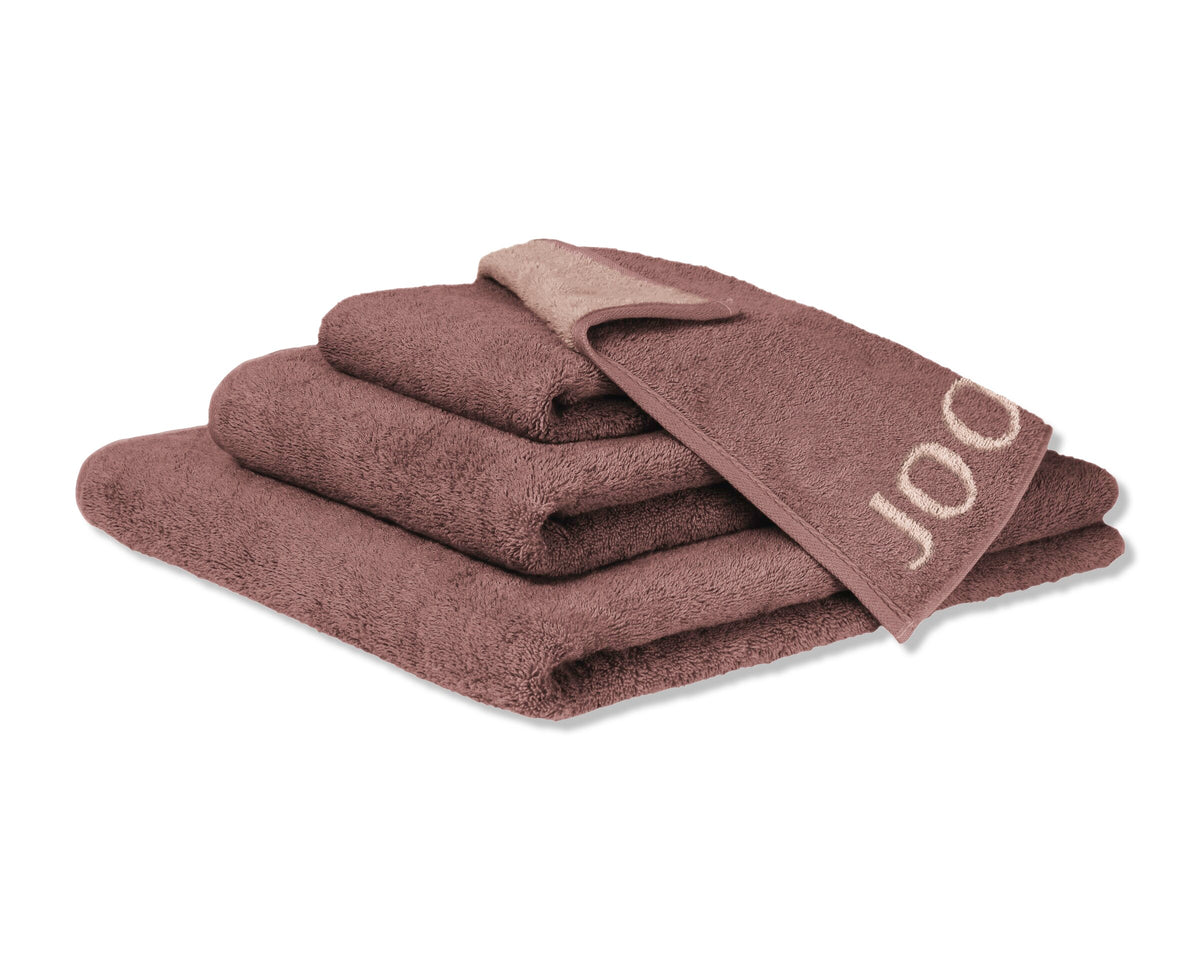 JOOP! CONTOUR DOUBLEFACE Gästetuch-Set 30x50 cm, Mauve
