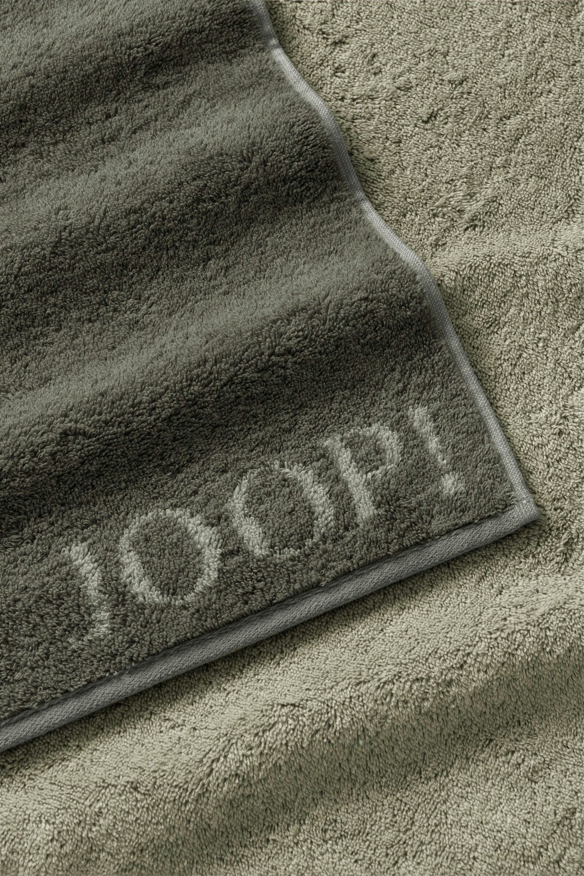 JOOP! CONTOUR DOUBLEFACE Gästetuch-Set 30x50 cm, Oliv