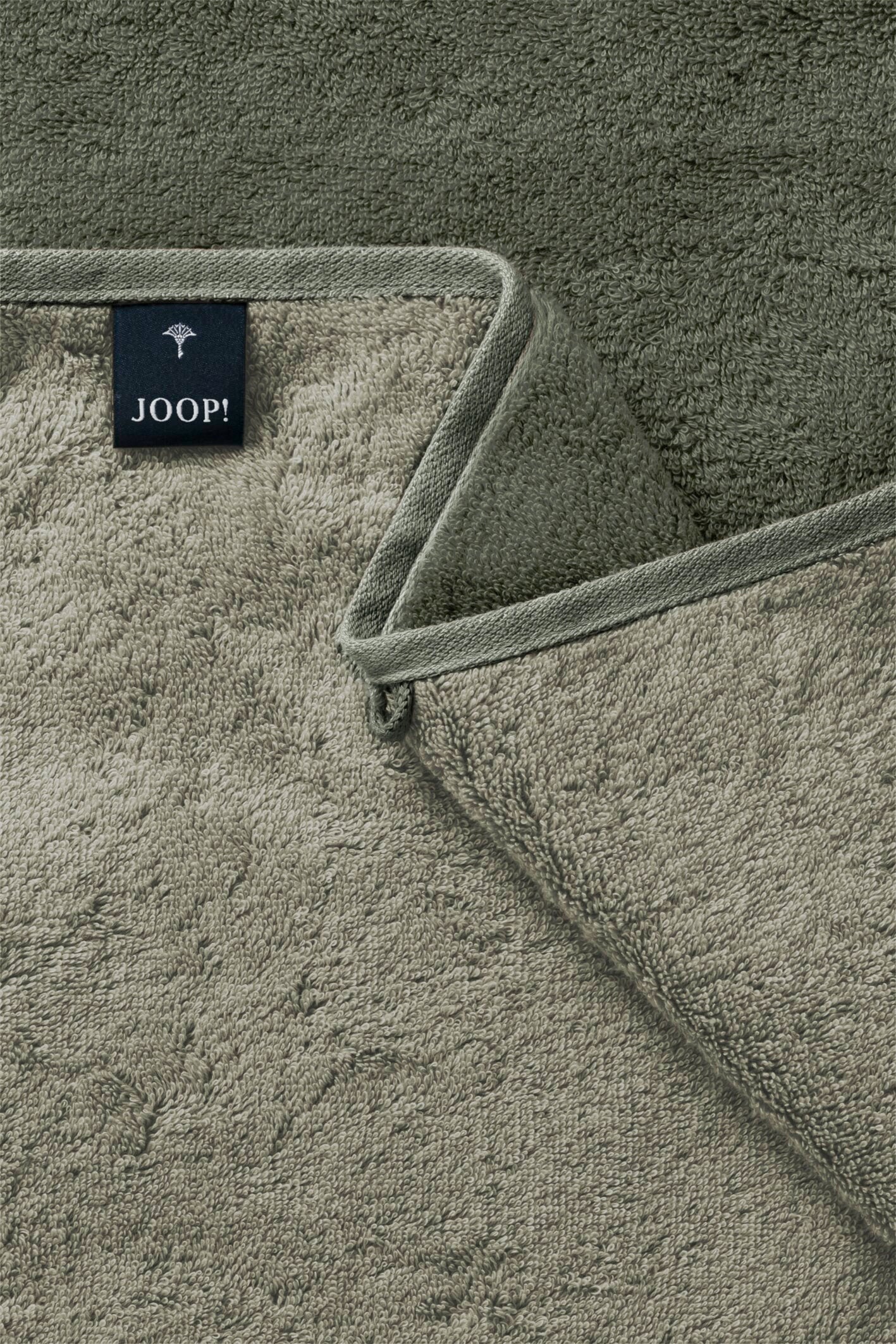 JOOP! CONTOUR DOUBLEFACE Gästetuch-Set 30x50 cm, Oliv