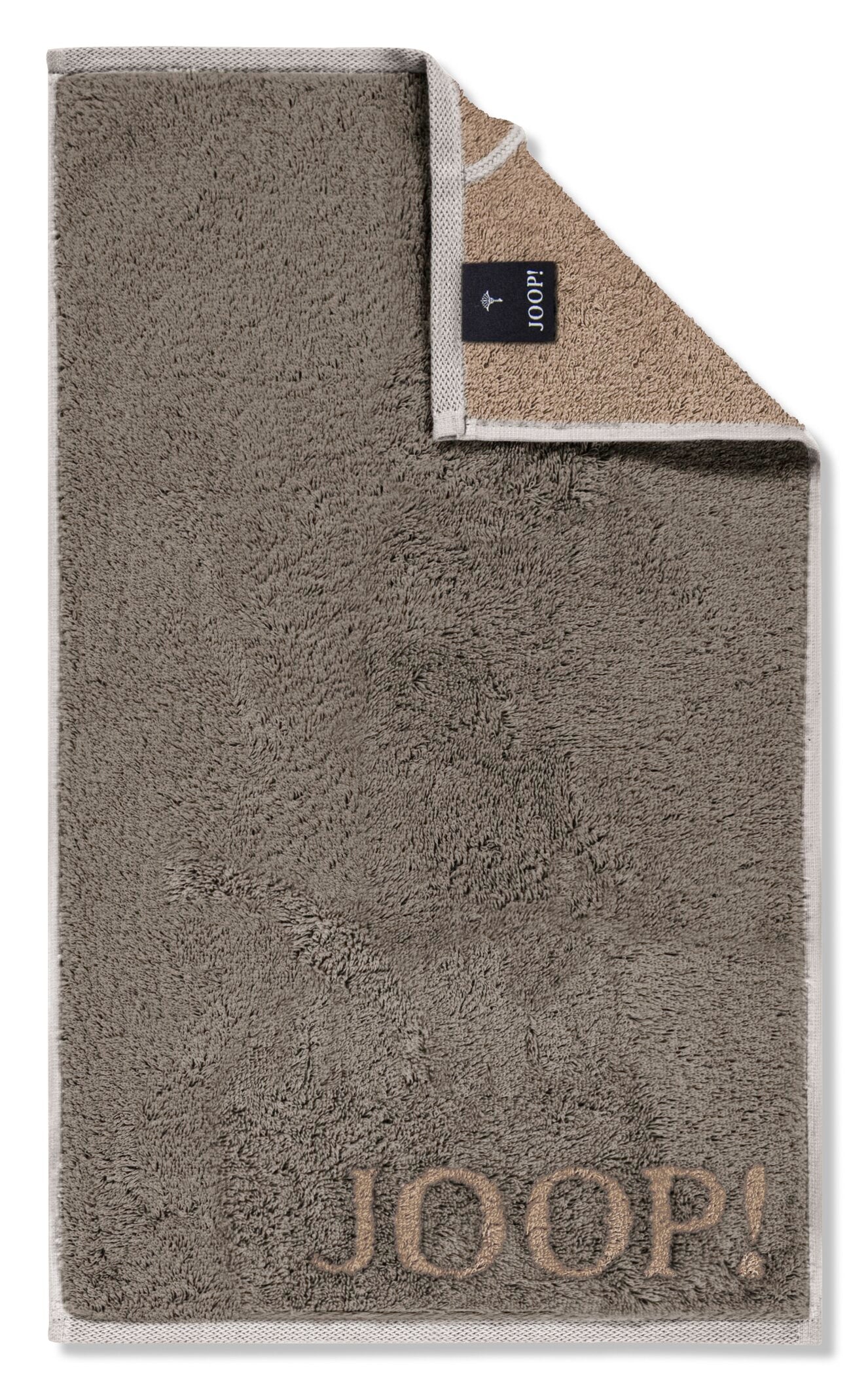 JOOP! CONTOUR DOUBLEFACE Gästetuch-Set 30x50 cm, Taupe
