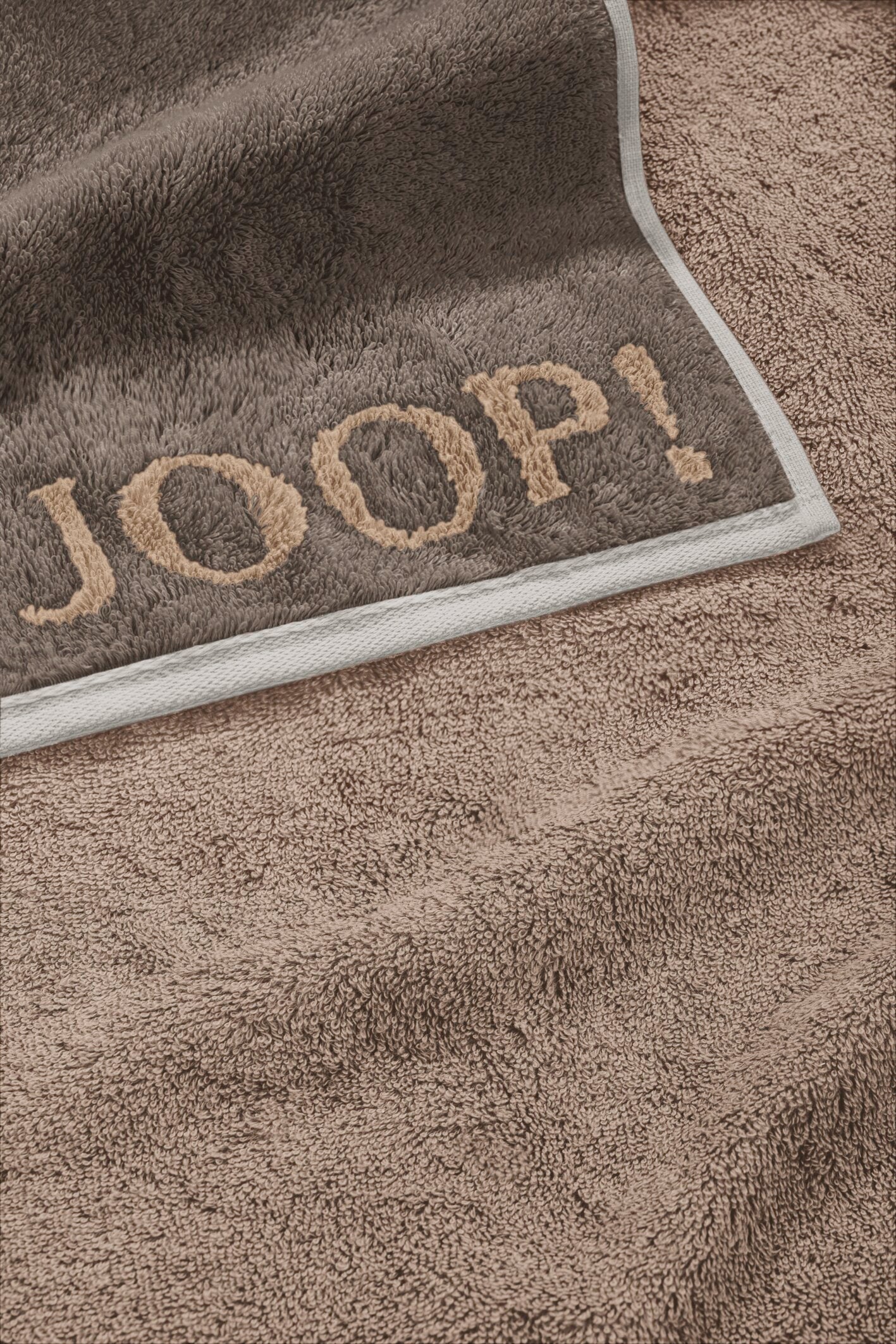 JOOP! CONTOUR DOUBLEFACE Gästetuch-Set 30x50 cm, Taupe