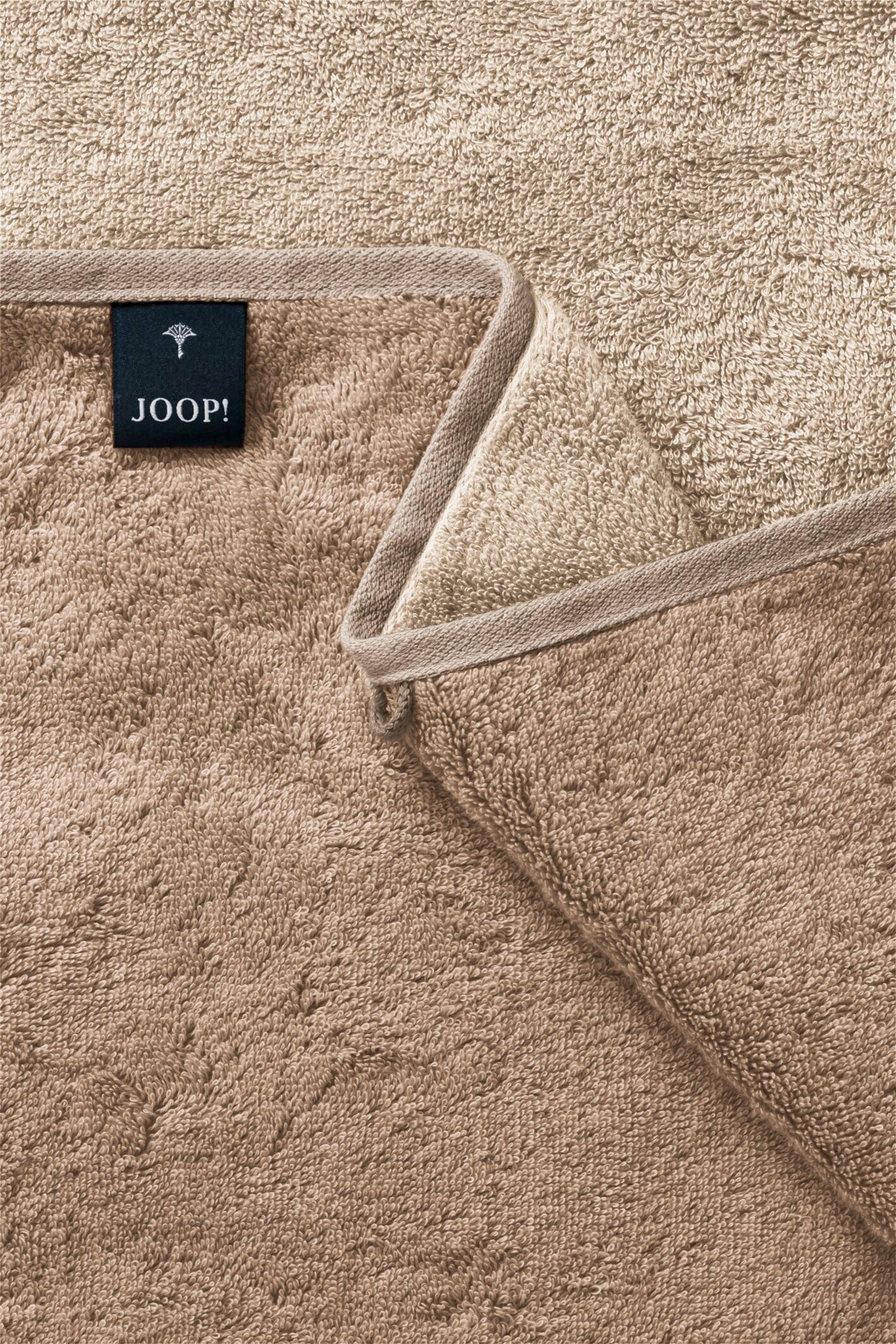 JOOP! CONTOUR DOUBLEFACE Handtuch-Set 50x100 cm, Creme