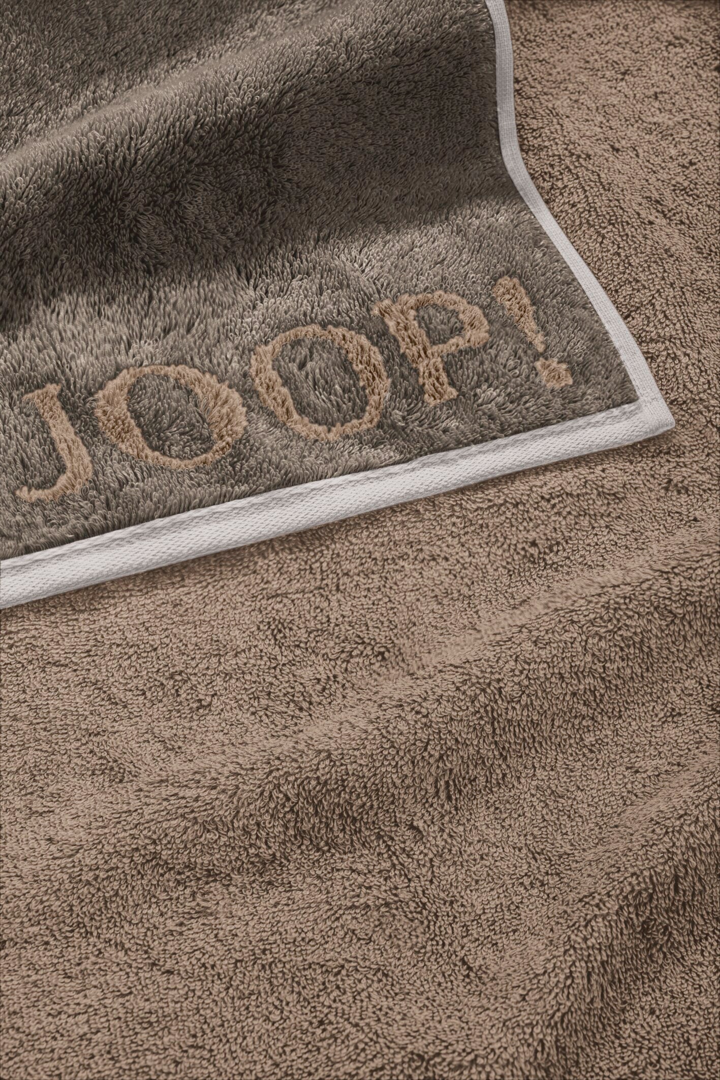 JOOP! CONTOUR DOUBLEFACE Handtuch-Set 50x100 cm, Taupe