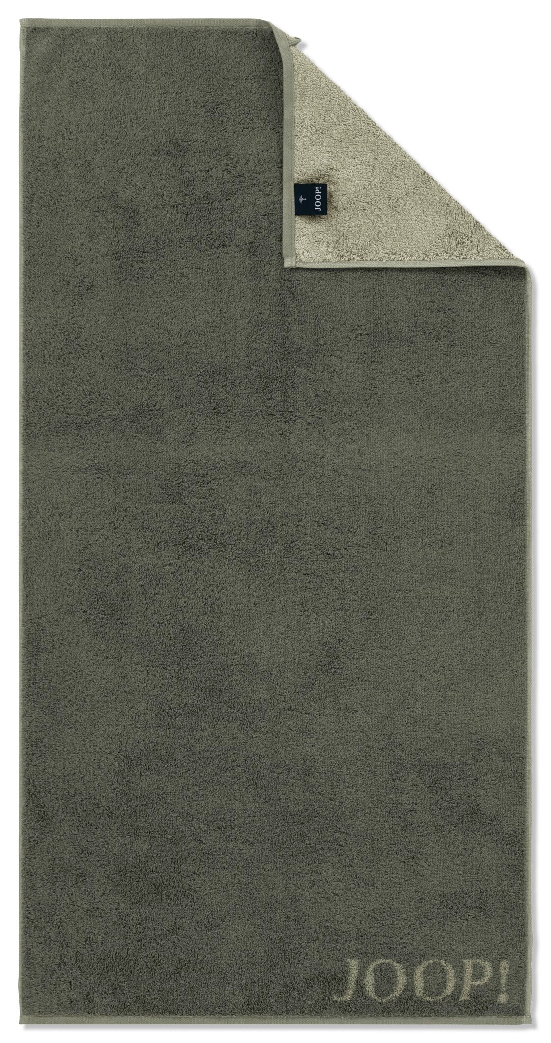 JOOP! CONTOUR DOUBLEFACE Handtuch-Set 50x100 cm, Oliv