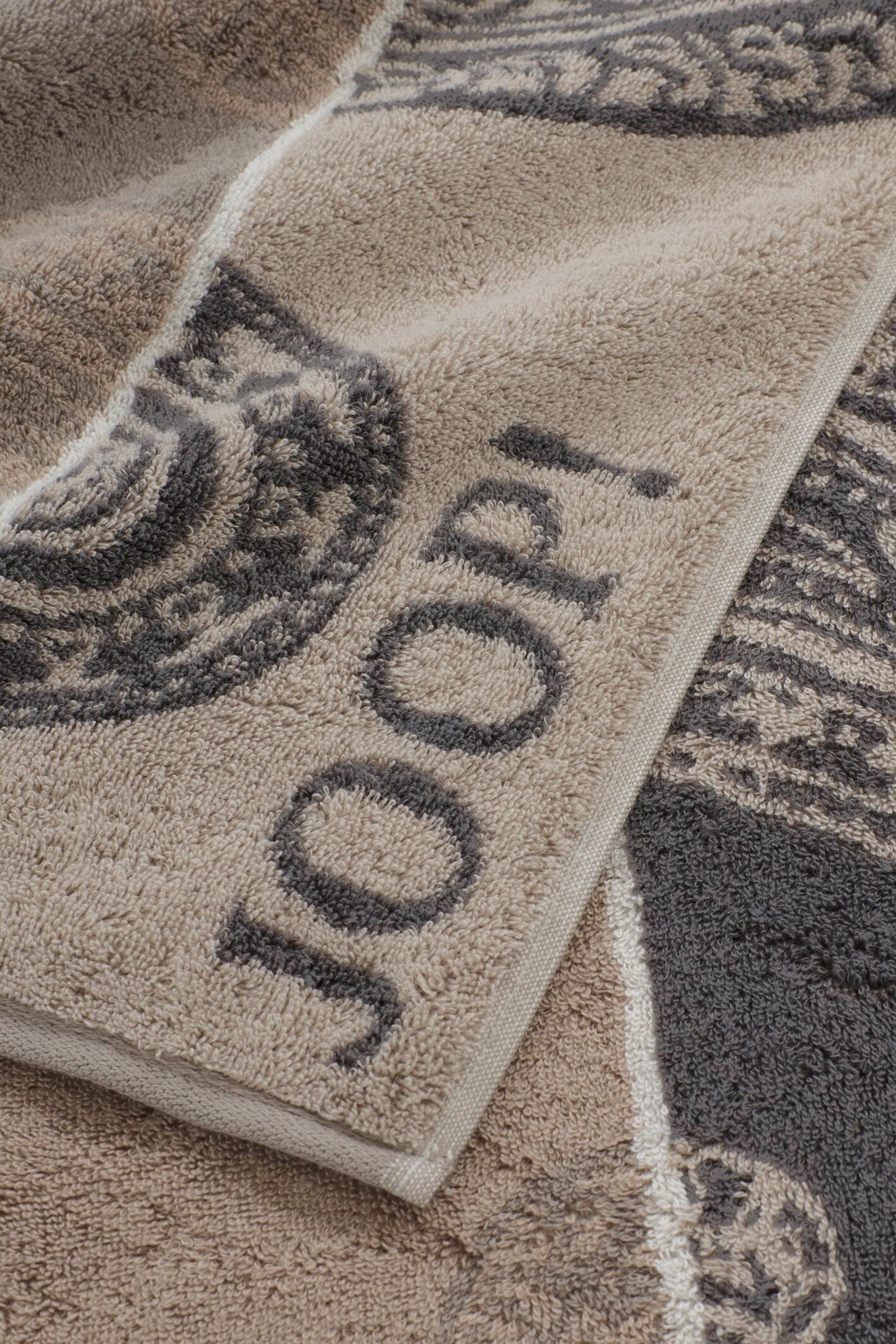 JOOP! CONTOUR PAISLEY Duschtuch 80x150 cm, Taupe
