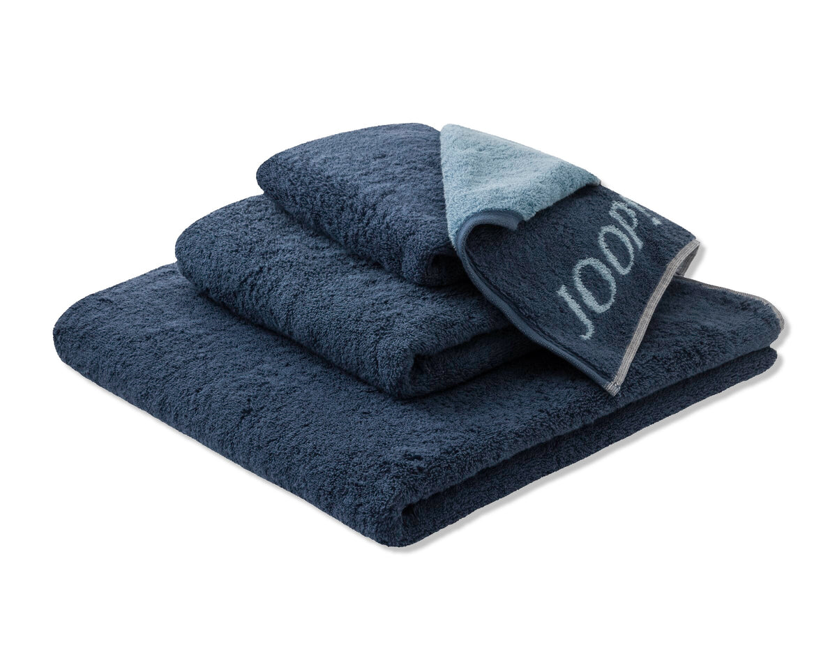 JOOP! DIVIDED DOUBLEFACE Handtuch-Set 50x100 cm, Aqua