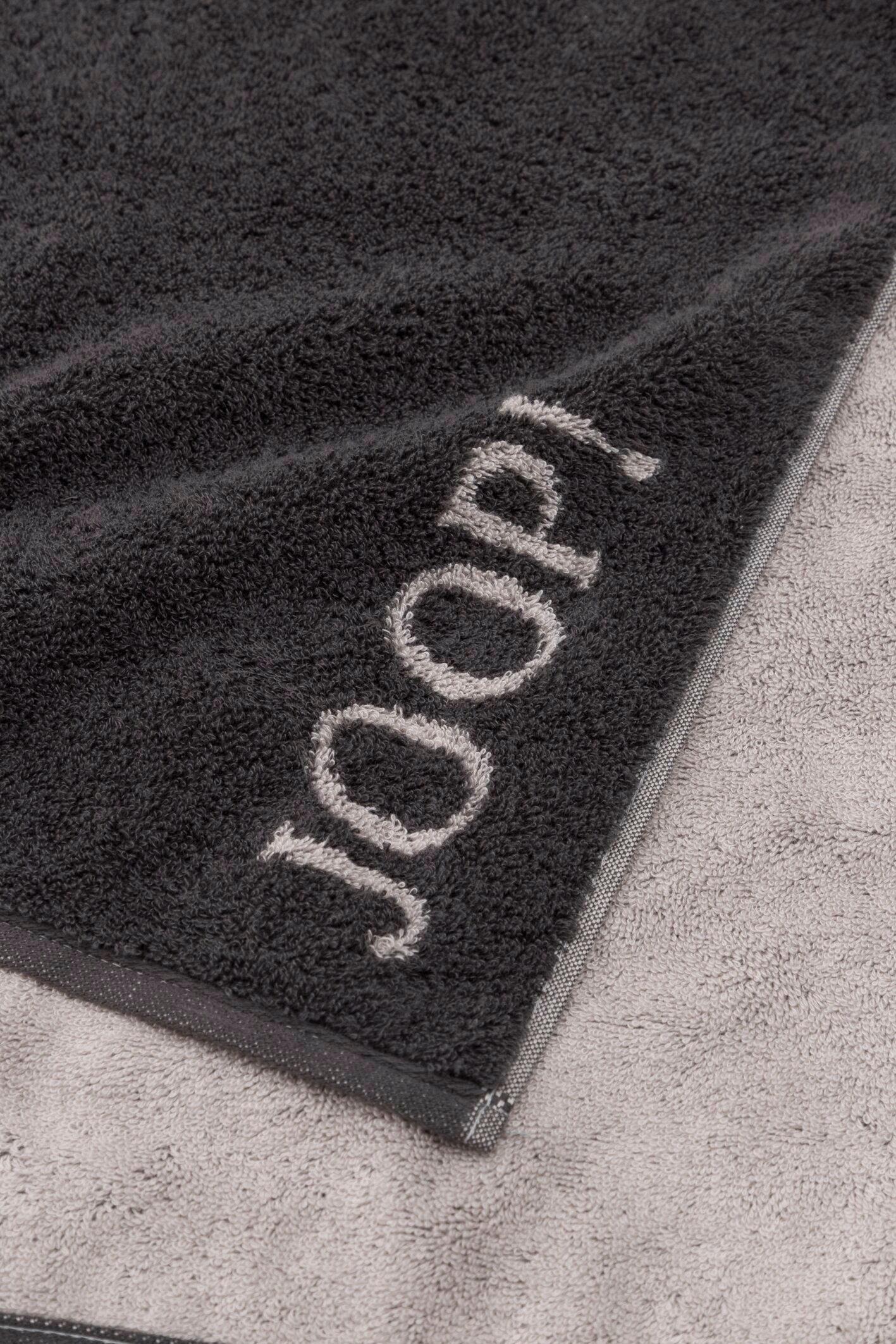 JOOP! DIVIDED DOUBLEFACE Handtuch-Set 50x100 cm, Stein