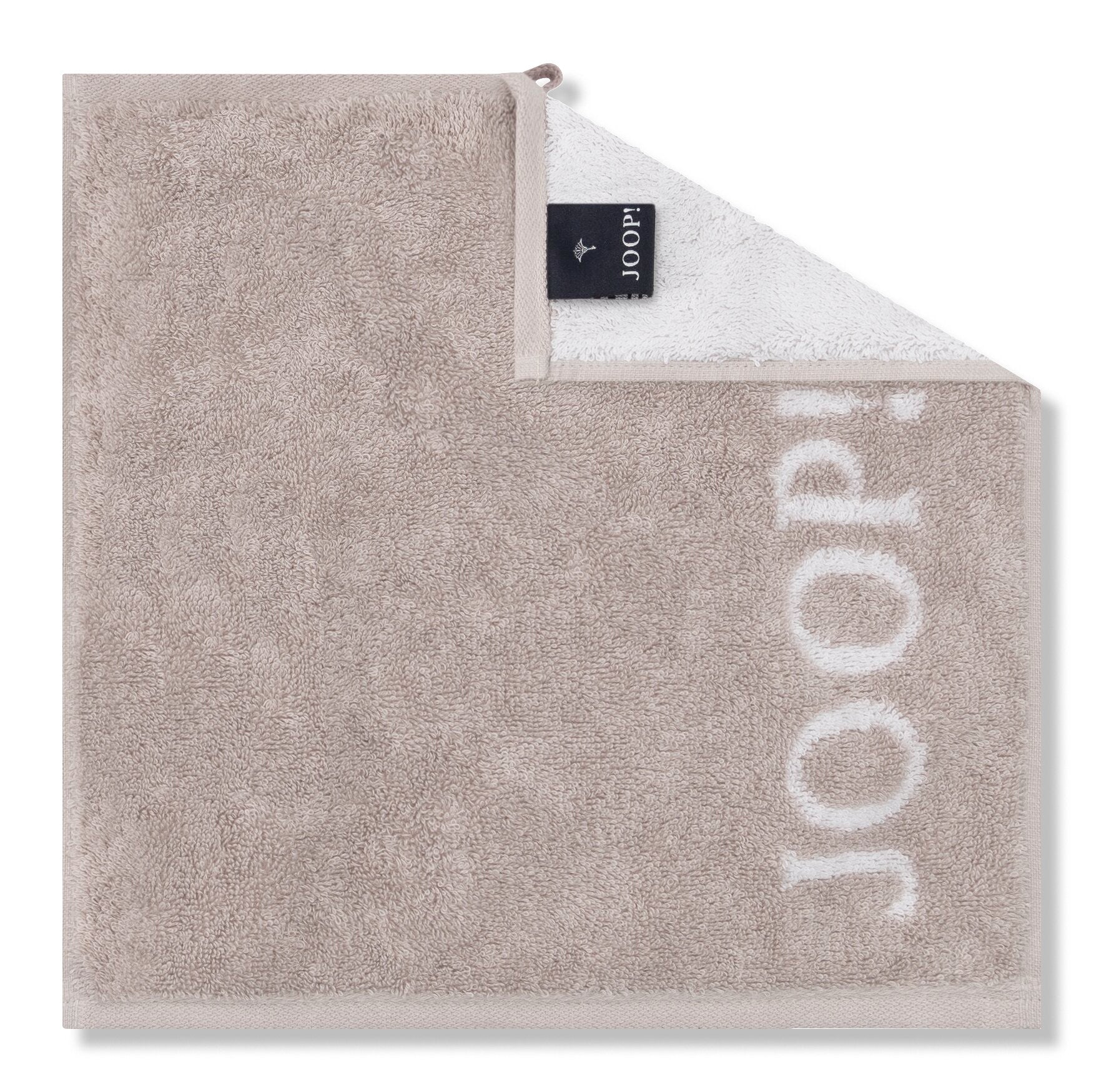 JOOP! DIVIDED DOUBLEFACE Seifentuch-Set 30x30 cm, Natur