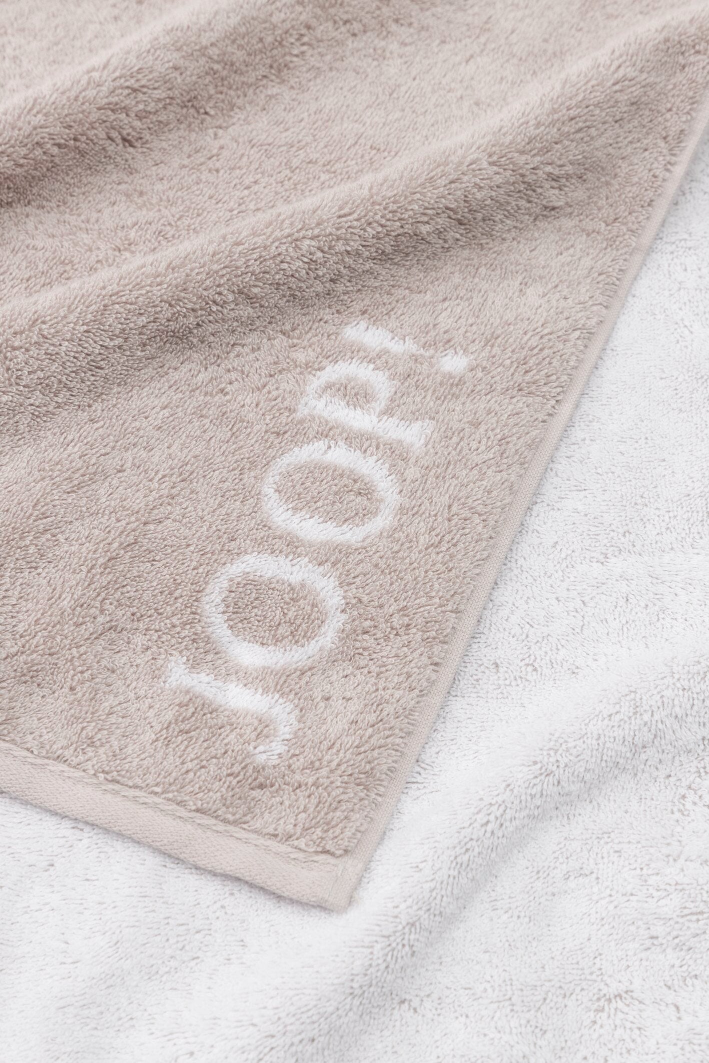 JOOP! DIVIDED DOUBLEFACE Seifentuch-Set 30x30 cm, Natur