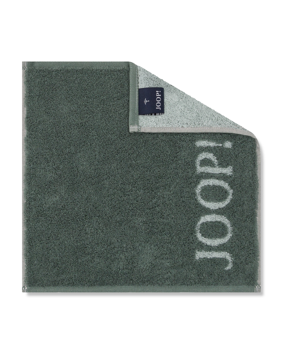 JOOP! DIVIDED DOUBLEFACE Seifentuch-Set 30x30 cm, Salbei