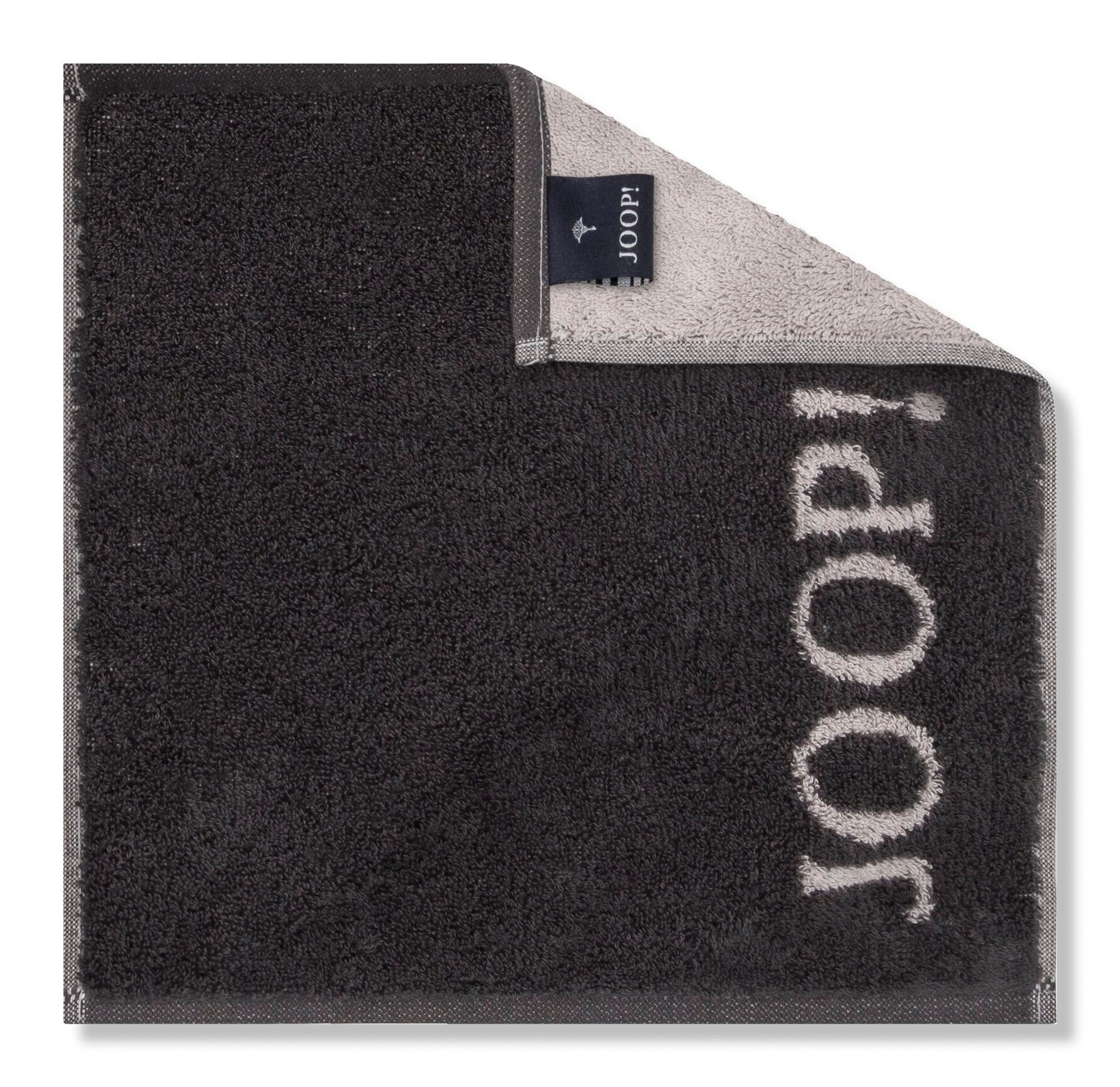 JOOP! DIVIDED DOUBLEFACE Seifentuch-Set 30x30 cm, Stein