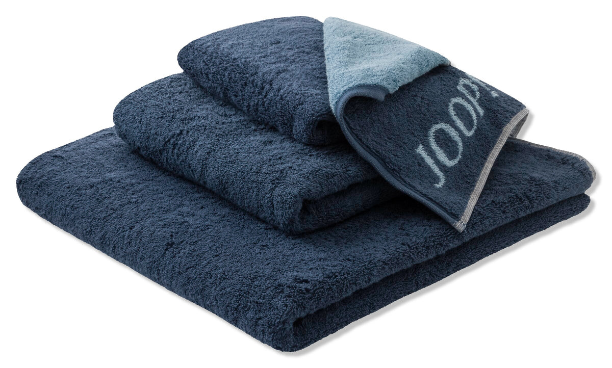 JOOP! DIVIDED DOUBLEFACE Waschhandschuh-Set 16x22 cm, Aqua