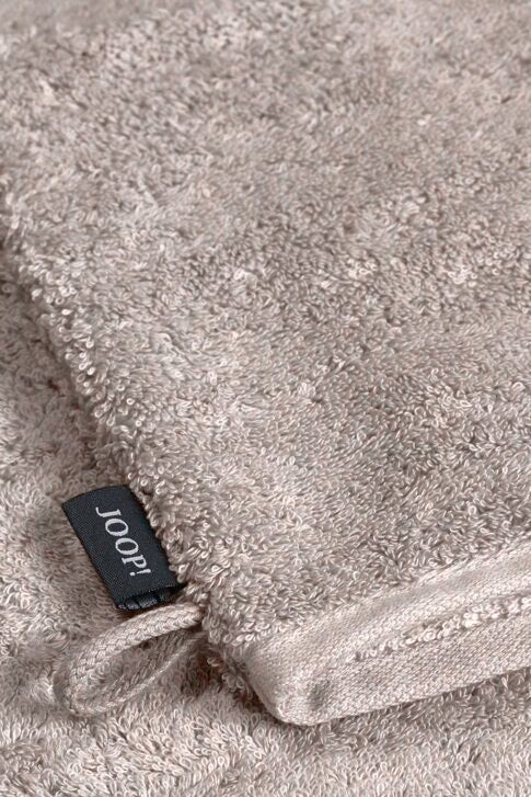 JOOP! DIVIDED DOUBLEFACE Waschhandschuh-Set 16x22 cm, Natur