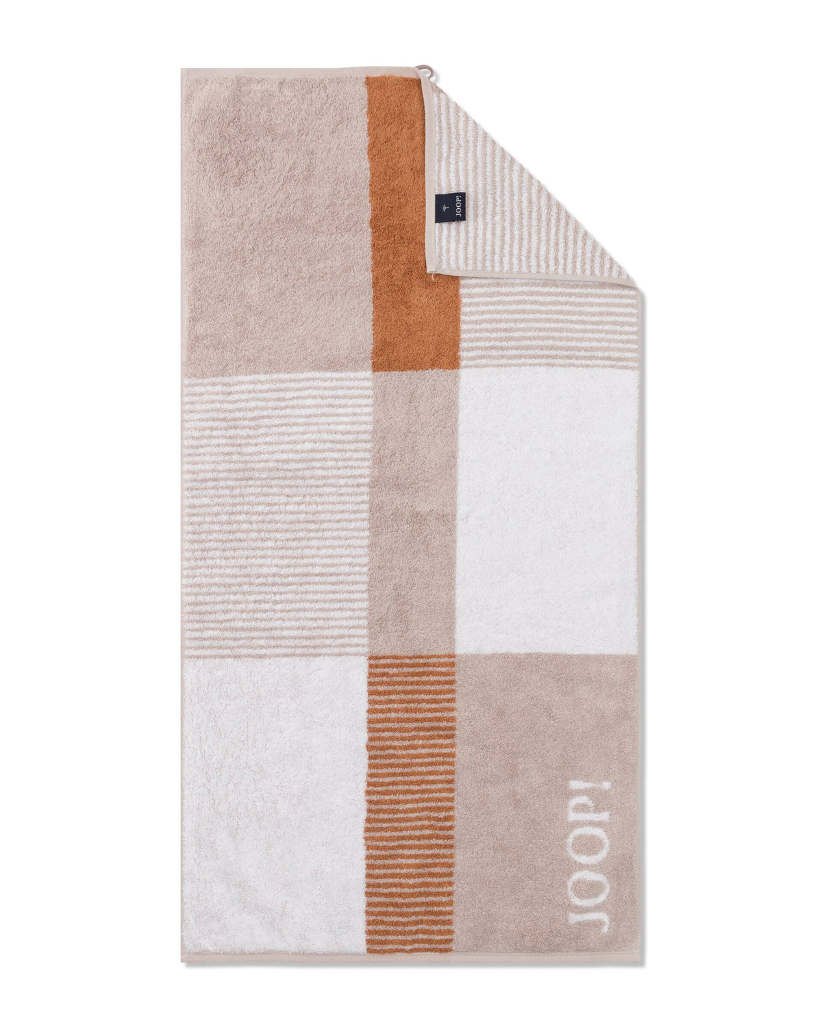 JOOP! DIVIDED SQUARES Handtuch-Set 50x100 cm, Natur