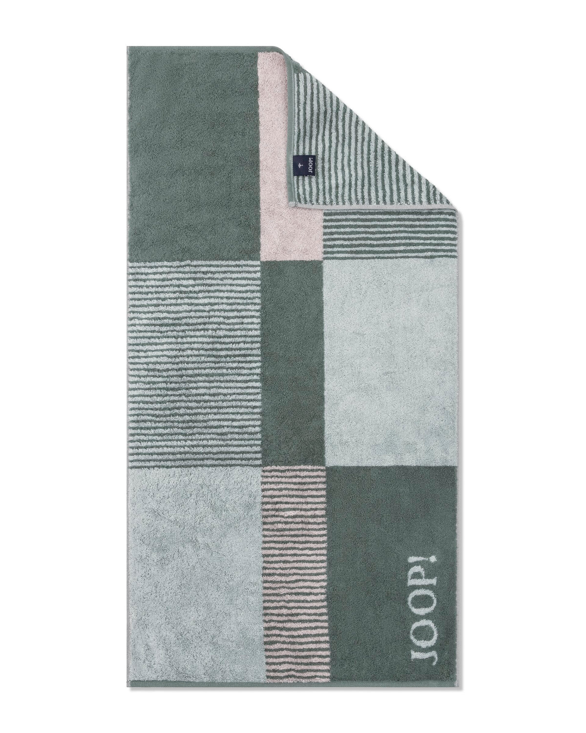 JOOP! DIVIDED SQUARES Handtuch-Set 50x100 cm, Salbei