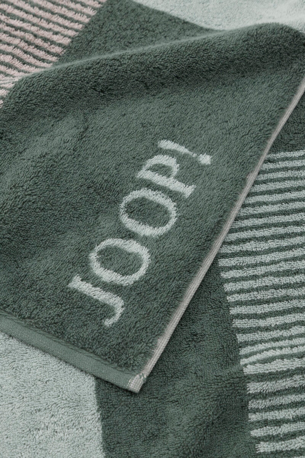 JOOP! DIVIDED SQUARES Handtuch-Set 50x100 cm, Salbei