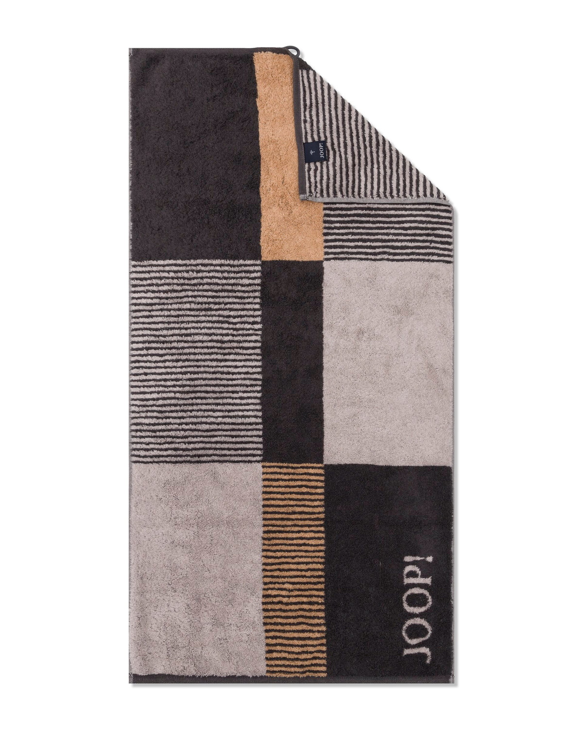 JOOP! DIVIDED SQUARES Handtuch-Set 50x100 cm, Stein