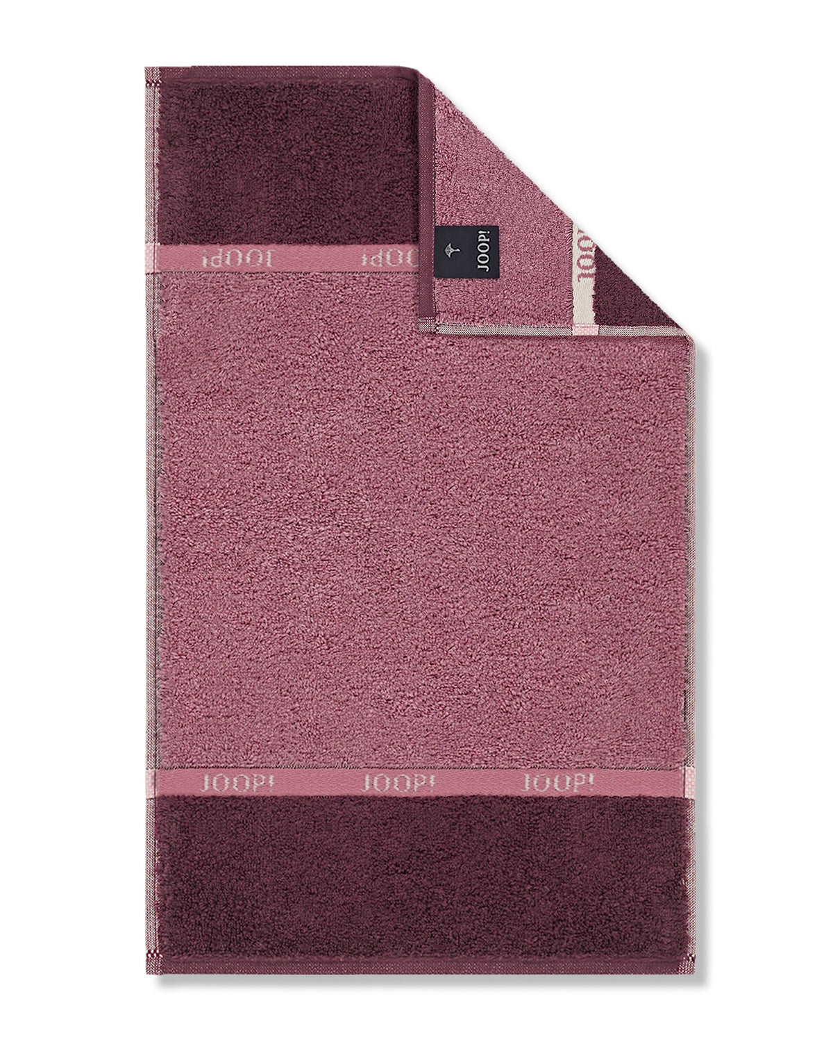 JOOP! LINES LOGOGRAM Guest Towel Set 30x50 cm, Rose