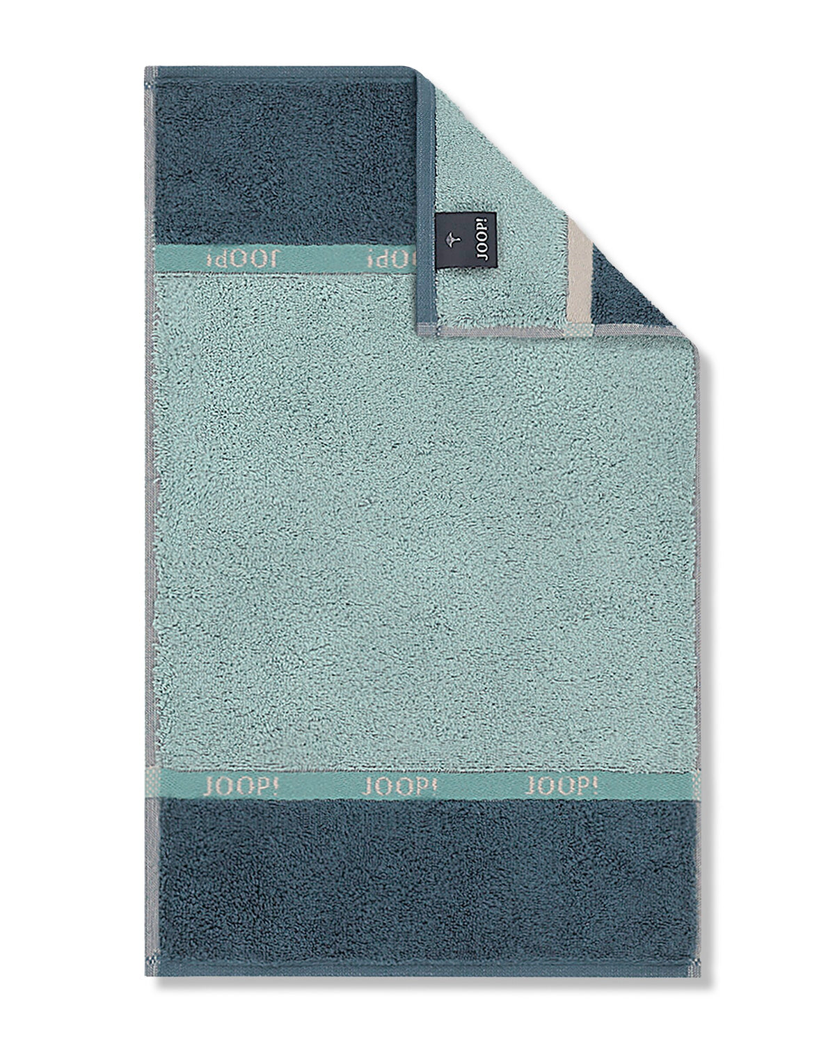 JOOP! LINES LOGOGRAM Guest Towel Set 30x50 cm, Emerald
