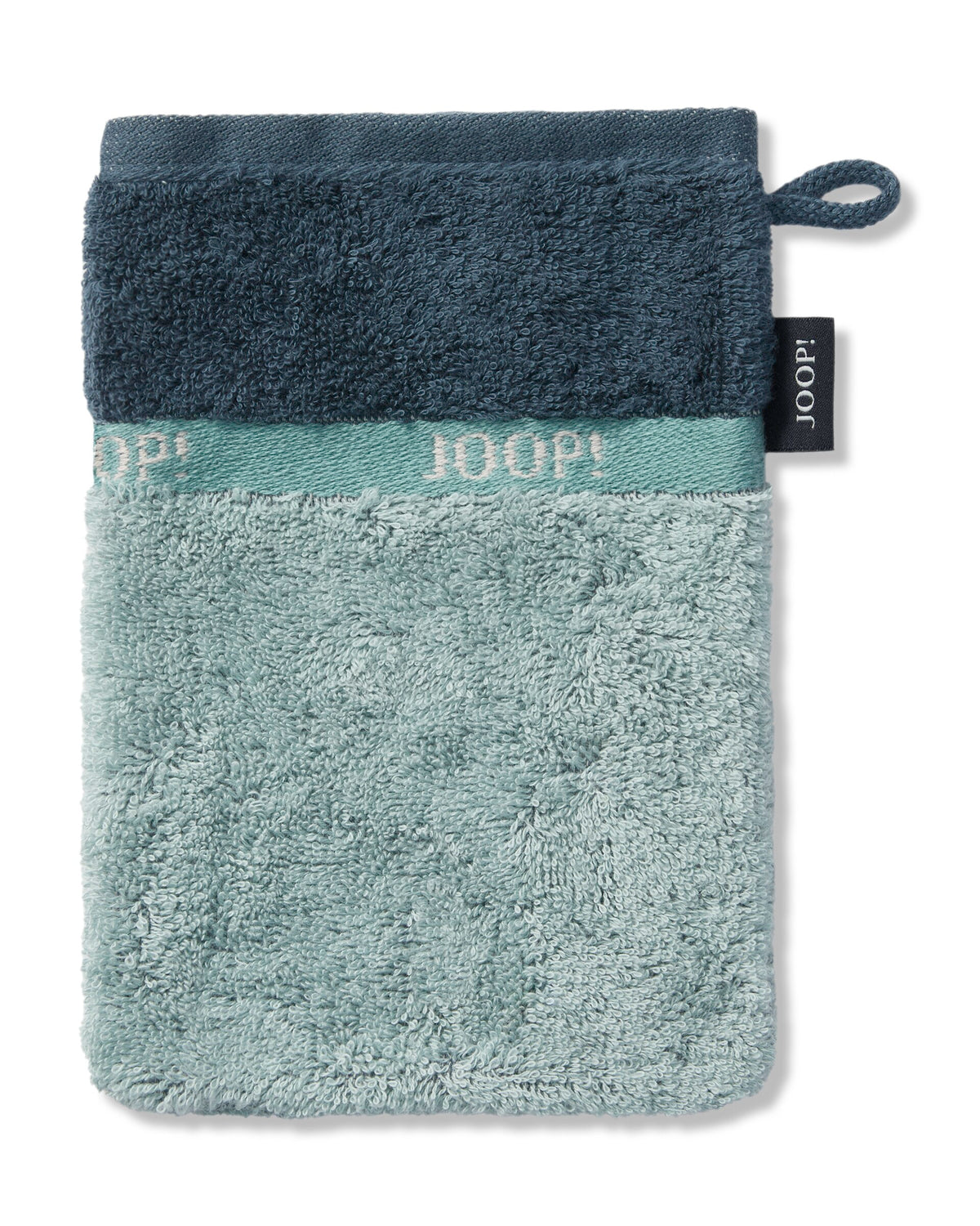 JOOP! LINES LOGOGRAM Waschhandschuh-Set 16x22 cm, Emerald