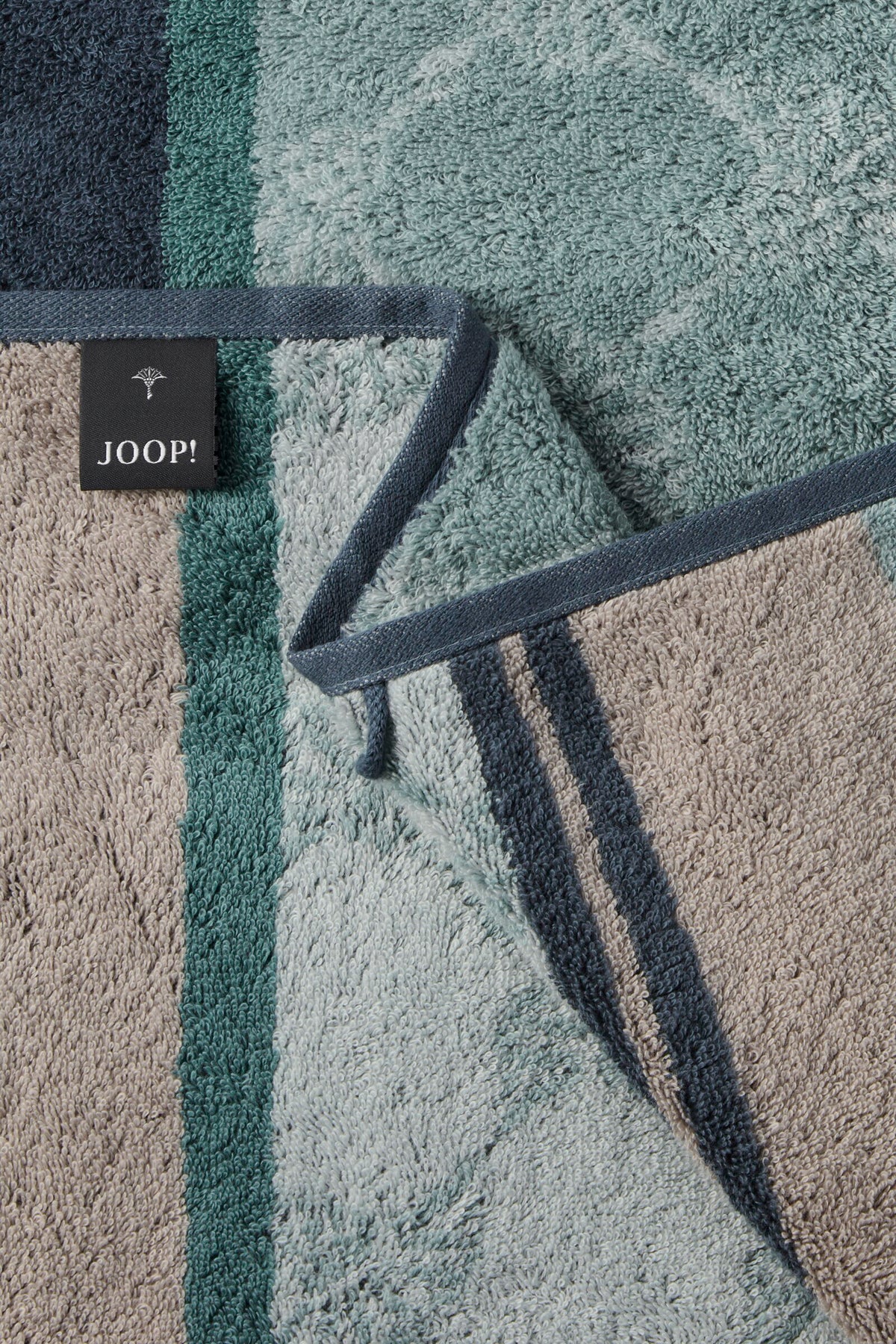 JOOP! LINES STRIPES Duschtuch 80x150 cm, Emerald