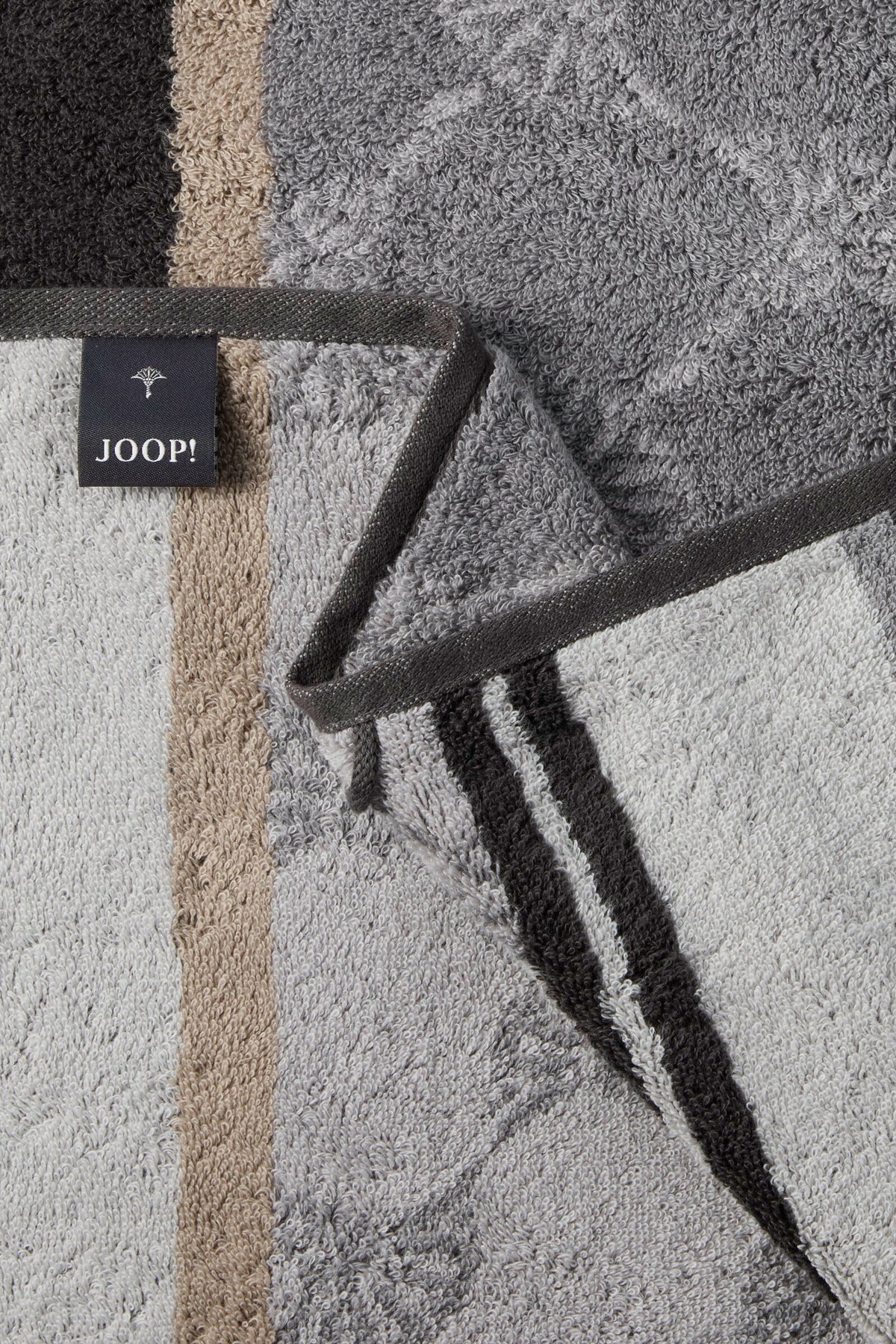 JOOP! LINES STRIPES Duschtuch 80x150 cm, Stone