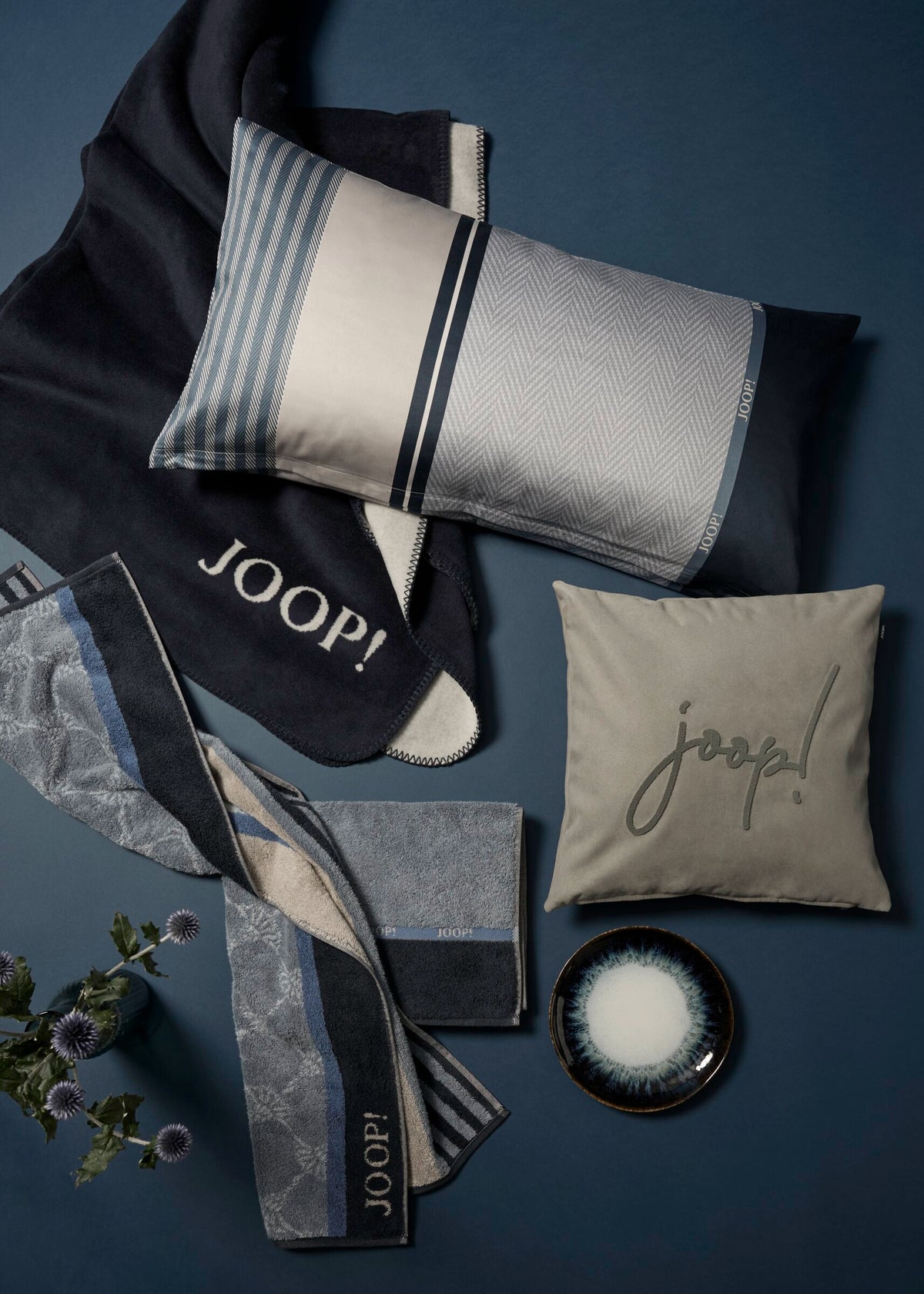 JOOP! LINES STRIPES Handtuch-Set 50x100 cm, Ocean