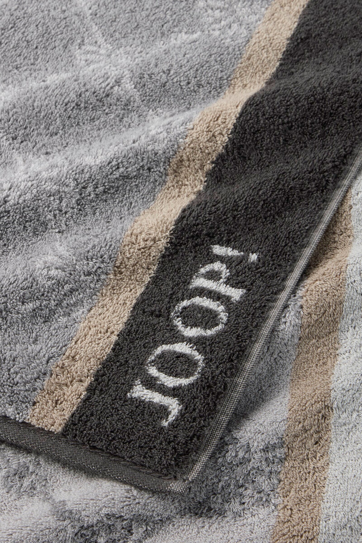 JOOP! LINES STRIPES Handtuch-Set 50x100 cm, Stone