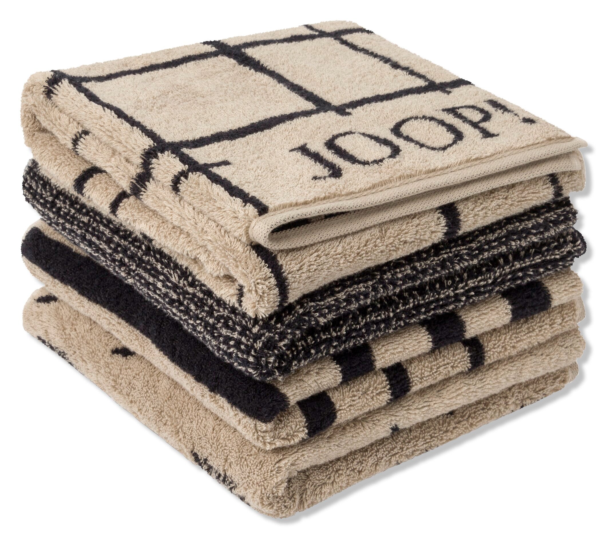 JOOP! SELECT SHADE Handtuch 2er-Set 50x100 cm, Ebony