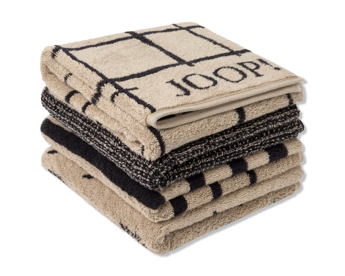 JOOP! SELECT SHADE Handtuch 2er-Set 50x100 cm, Ebony