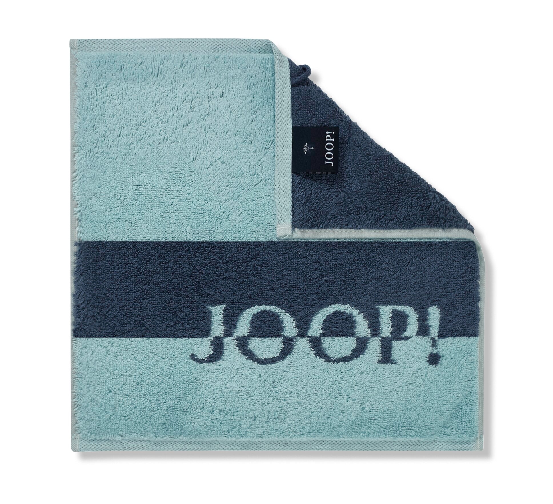 JOOP! SHADES STRIPE Seifentuch 3er-Set 30x30 cm, Aqua