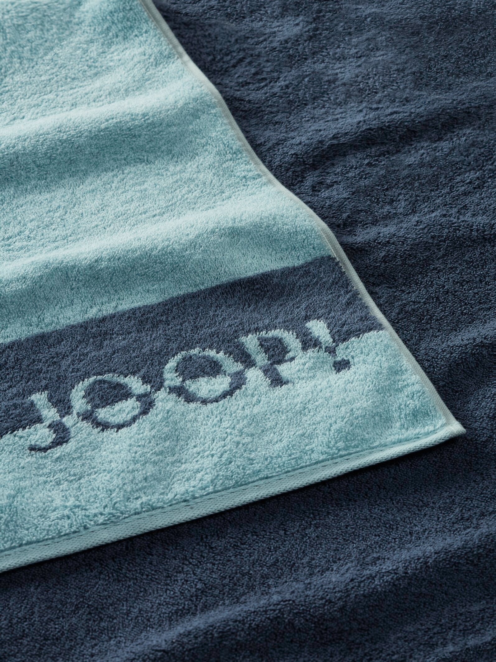 JOOP! SHADES STRIPE Seifentuch 3er-Set 30x30 cm, Aqua