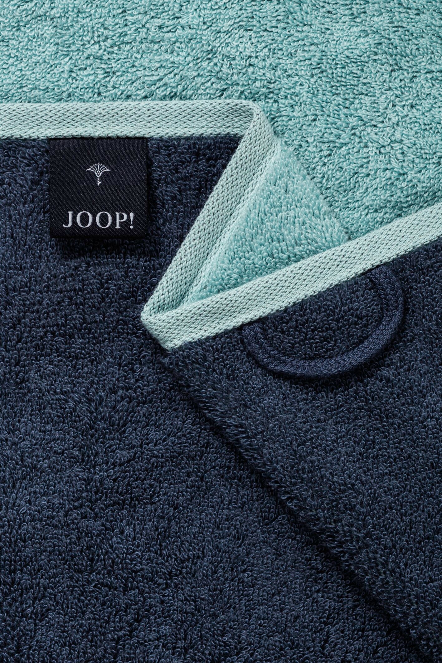 JOOP! SHADES STRIPE Seifentuch 3er-Set 30x30 cm, Aqua