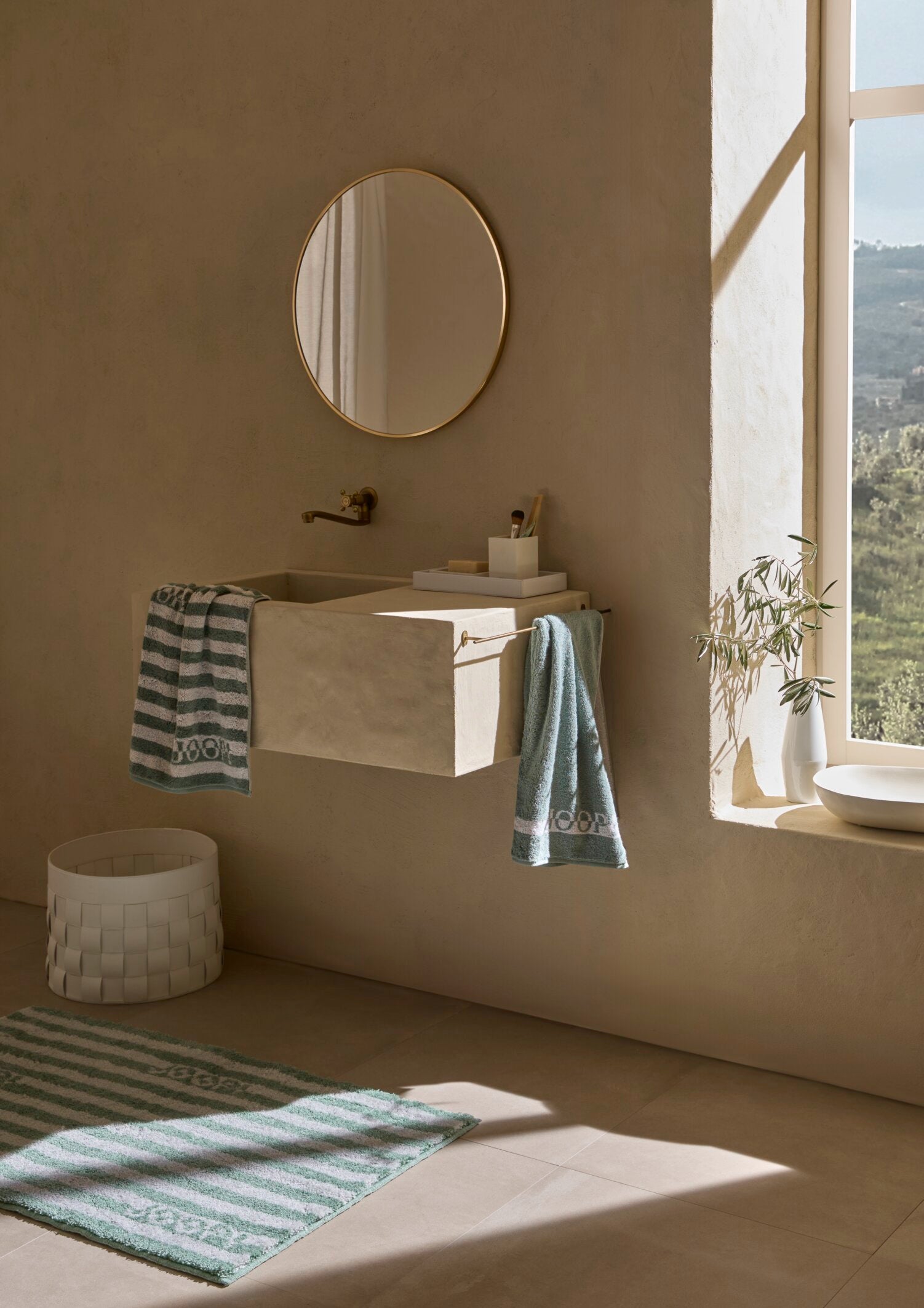 JOOP! SPLIT DOUBLEFACE Duschtuch 80x150 cm, Pinie