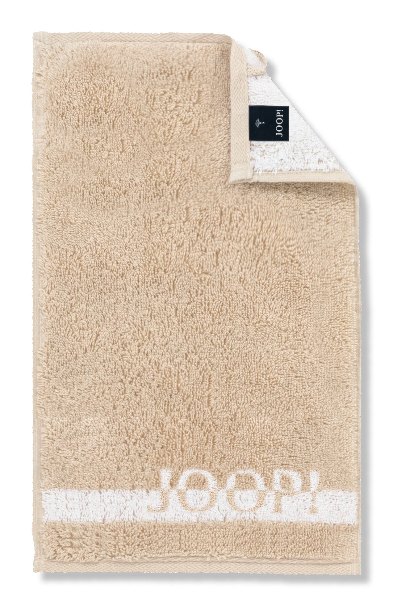 JOOP! SPLIT DOUBLEFACE Gästetuch-Set 30x50 cm, Natur
