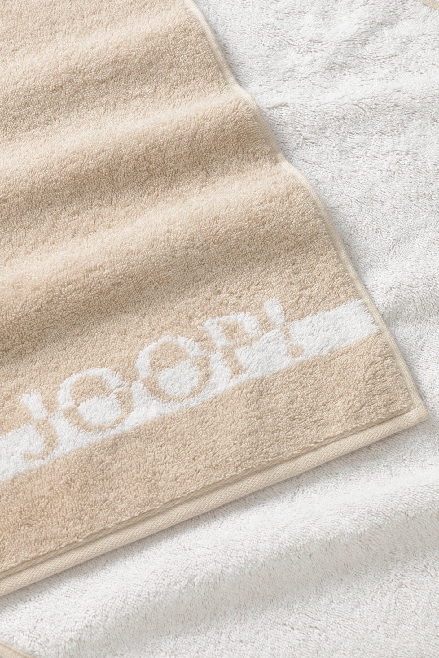 JOOP! SPLIT DOUBLEFACE Gästetuch-Set 30x50 cm, Natur