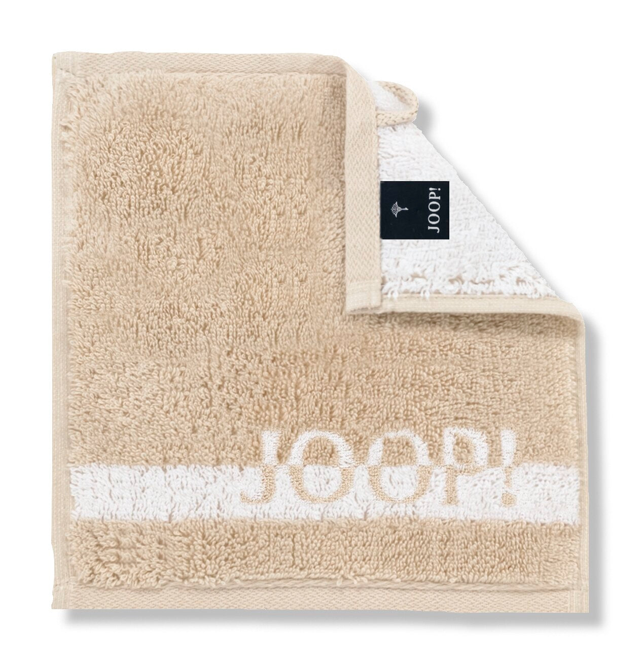 JOOP! SPLIT DOUBLEFACE Seifentuch-Set 30x30 cm, Natur