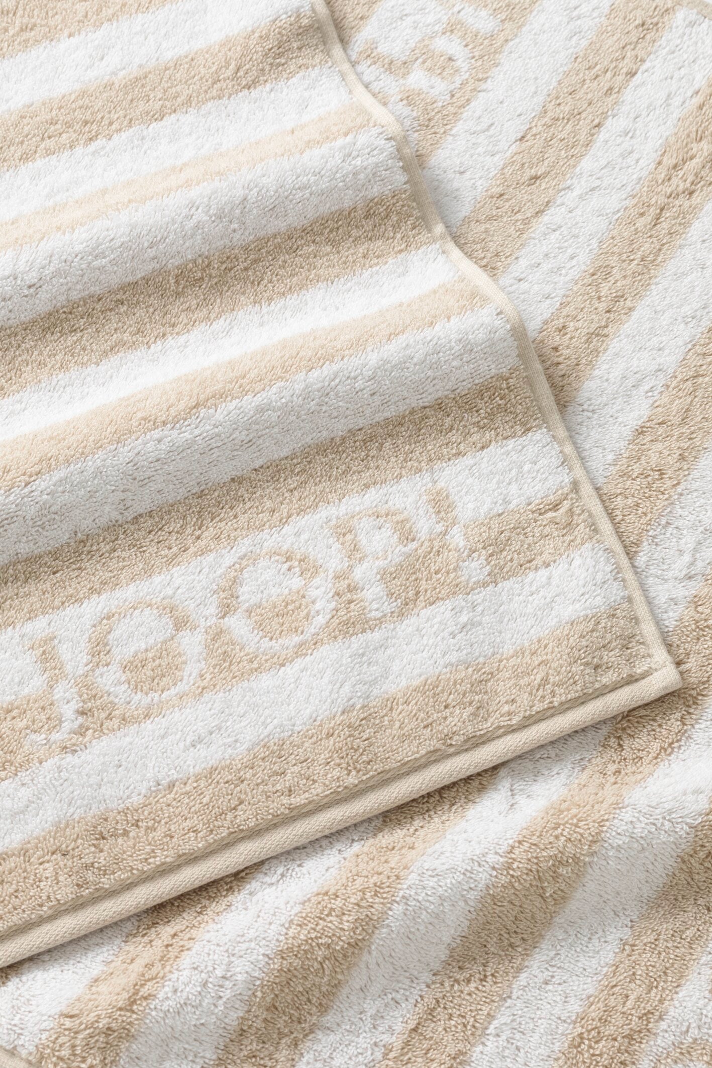 JOOP! SPLIT STRIPES Duschtuch 80x150 cm, Natur