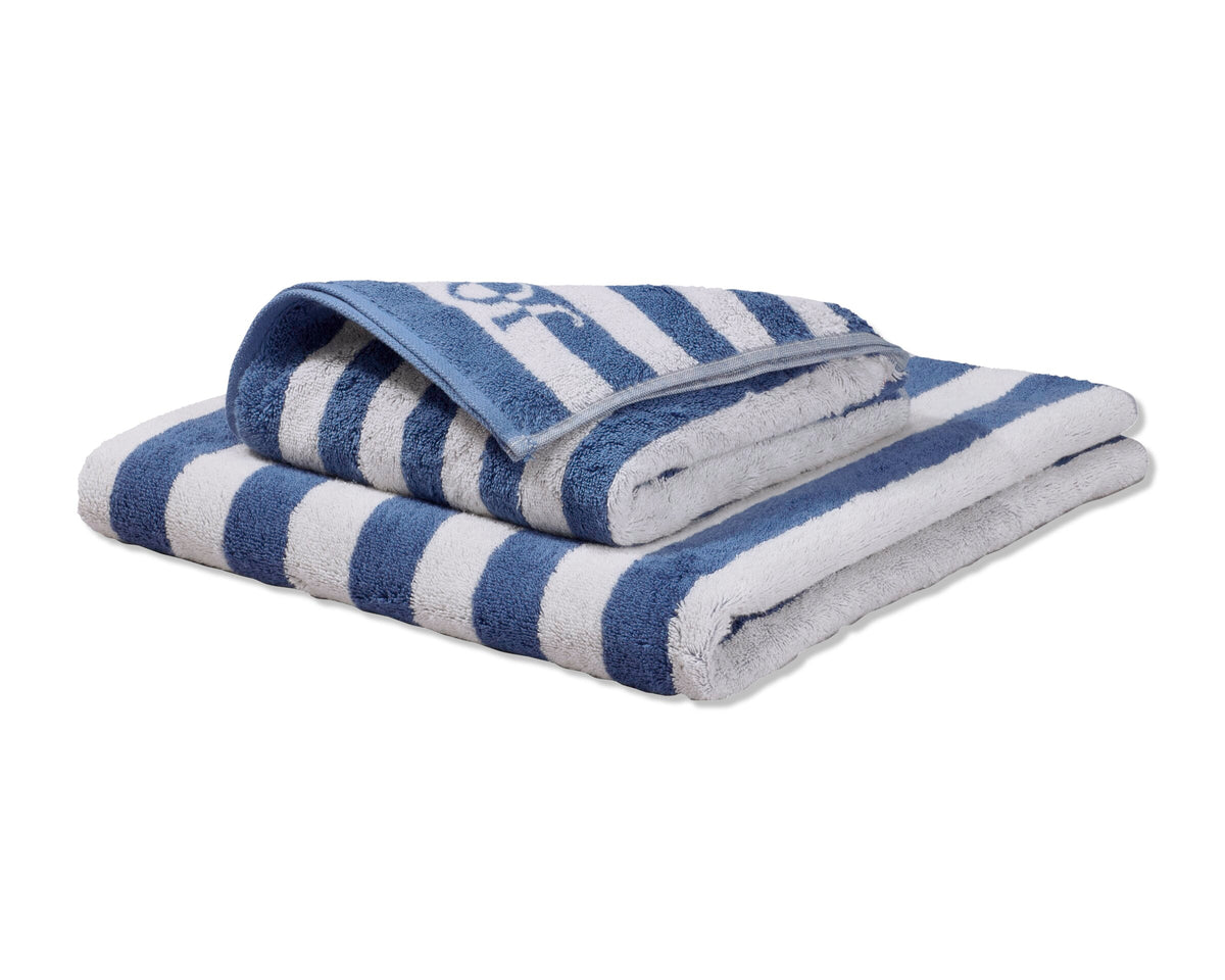 JOOP! SPLIT STRIPES Handtuch-Set 50x100 cm, Ozean