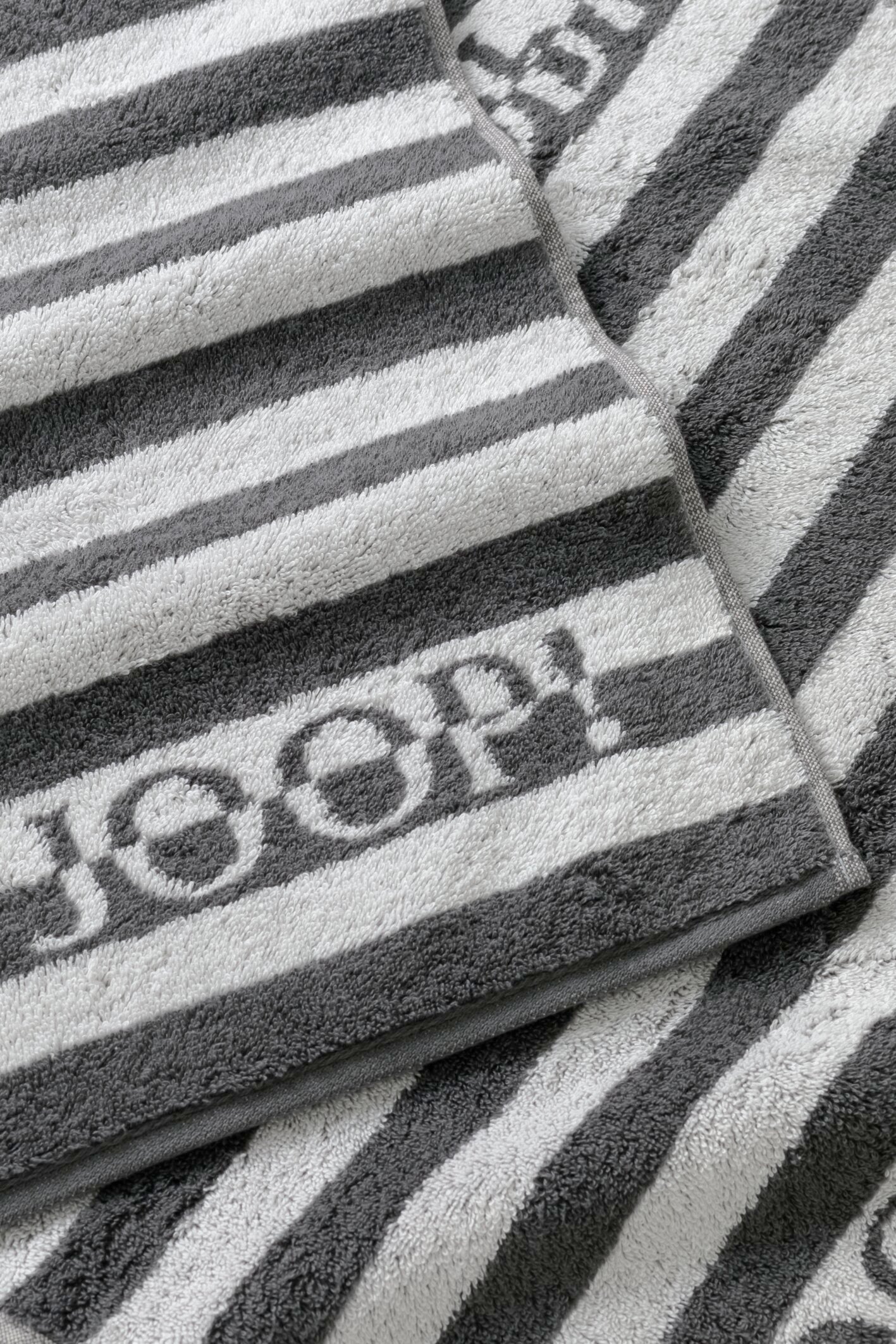 JOOP! SPLIT STRIPES Handtuch-Set 50x100 cm, Stein